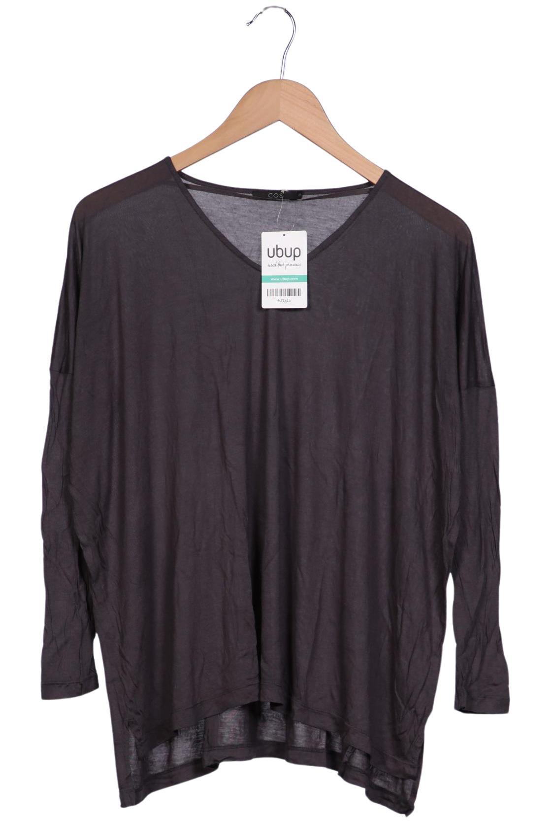 

COS Damen Langarmshirt, grau, Gr. 36