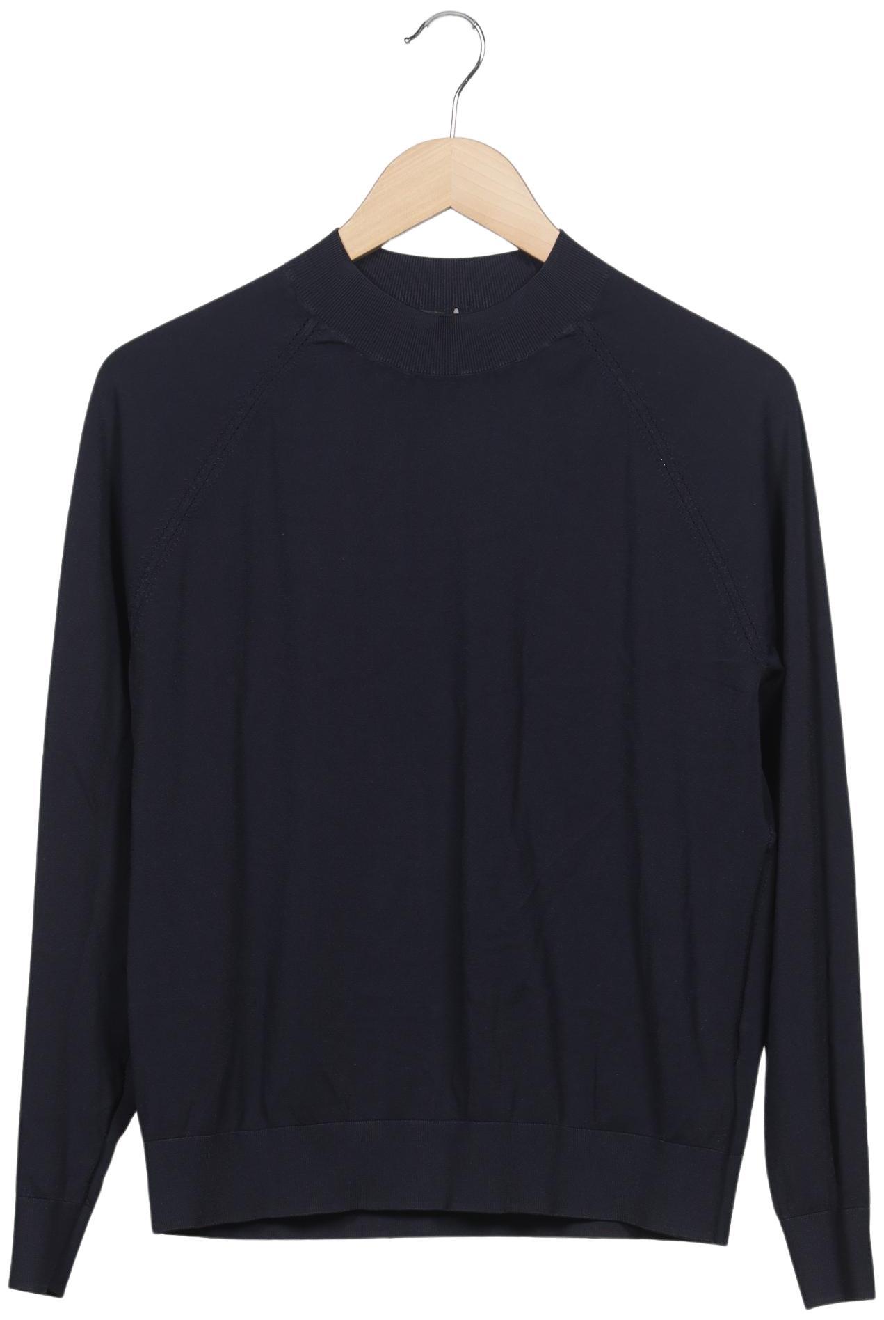 

COS Damen Langarmshirt, marineblau, Gr. 38