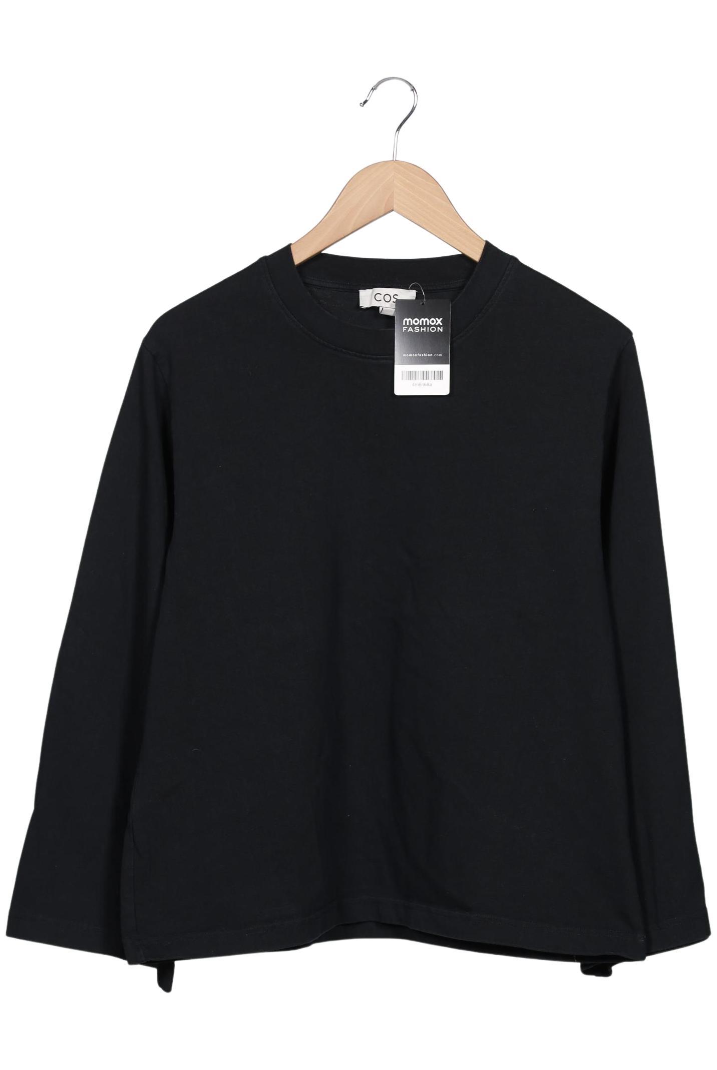 

COS Damen Langarmshirt, schwarz, Gr. 38