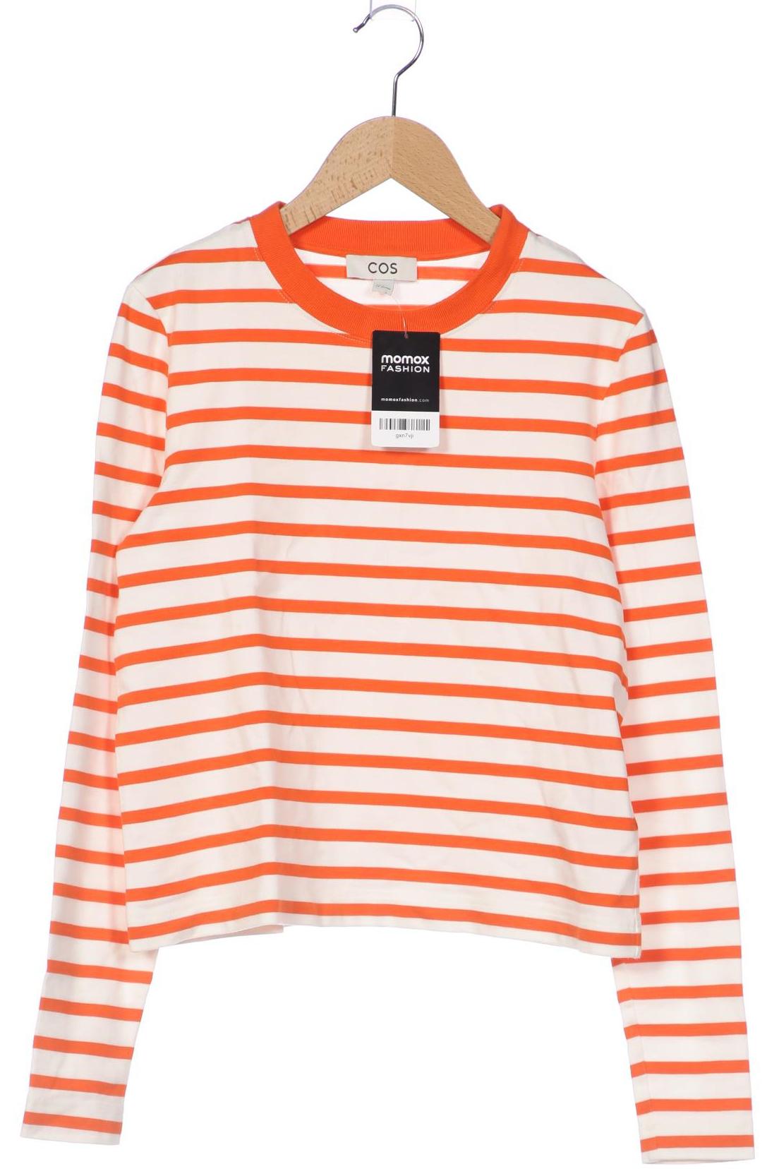 

COS Damen Langarmshirt, orange, Gr. 36