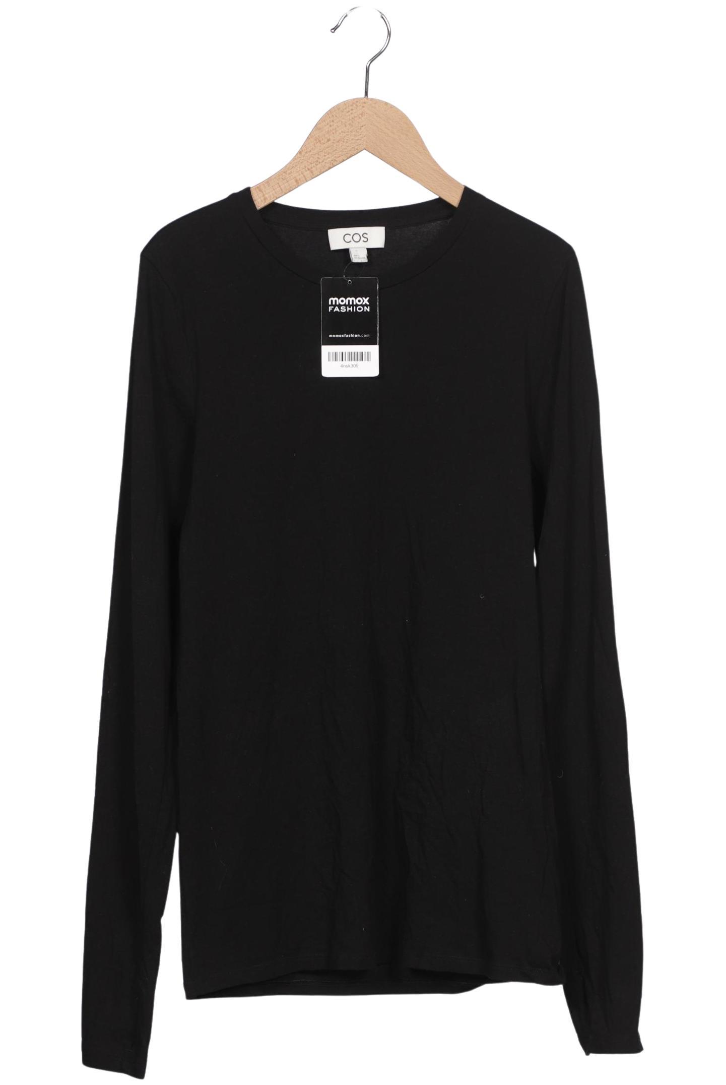 

COS Damen Langarmshirt, schwarz, Gr. 42