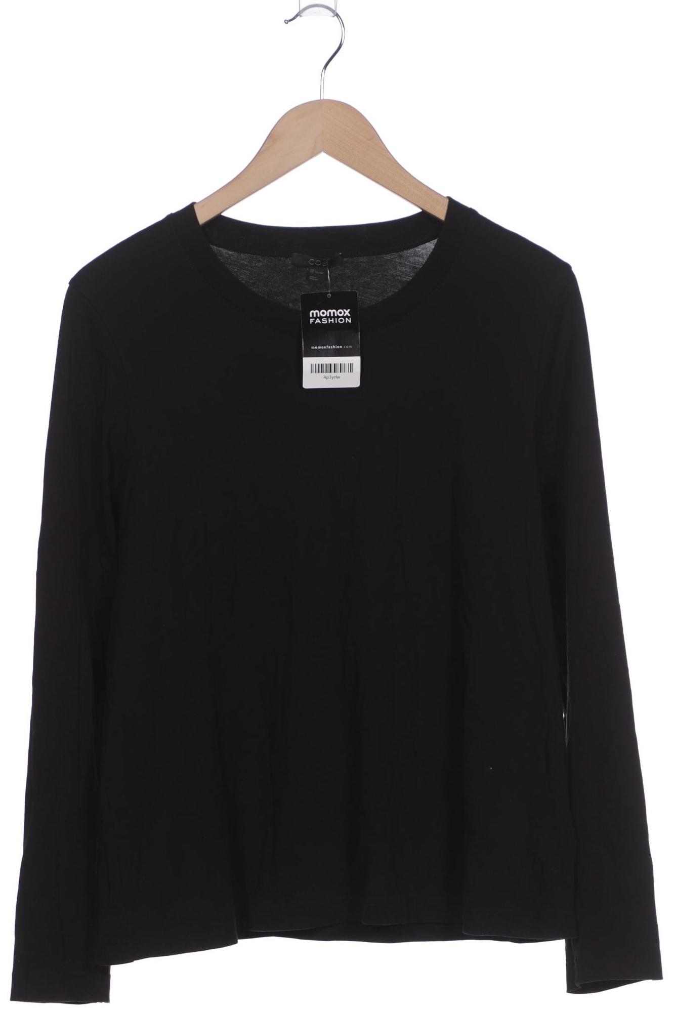 

COS Damen Langarmshirt, schwarz, Gr. 42