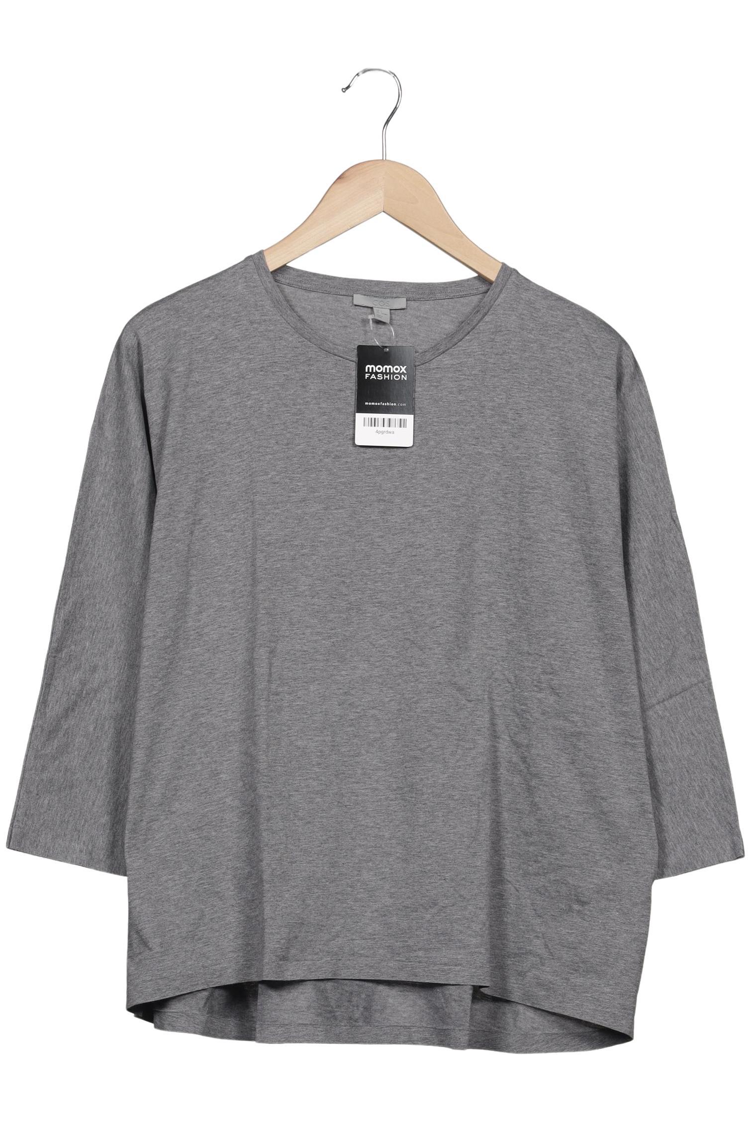 

COS Damen Langarmshirt, grau, Gr. 36