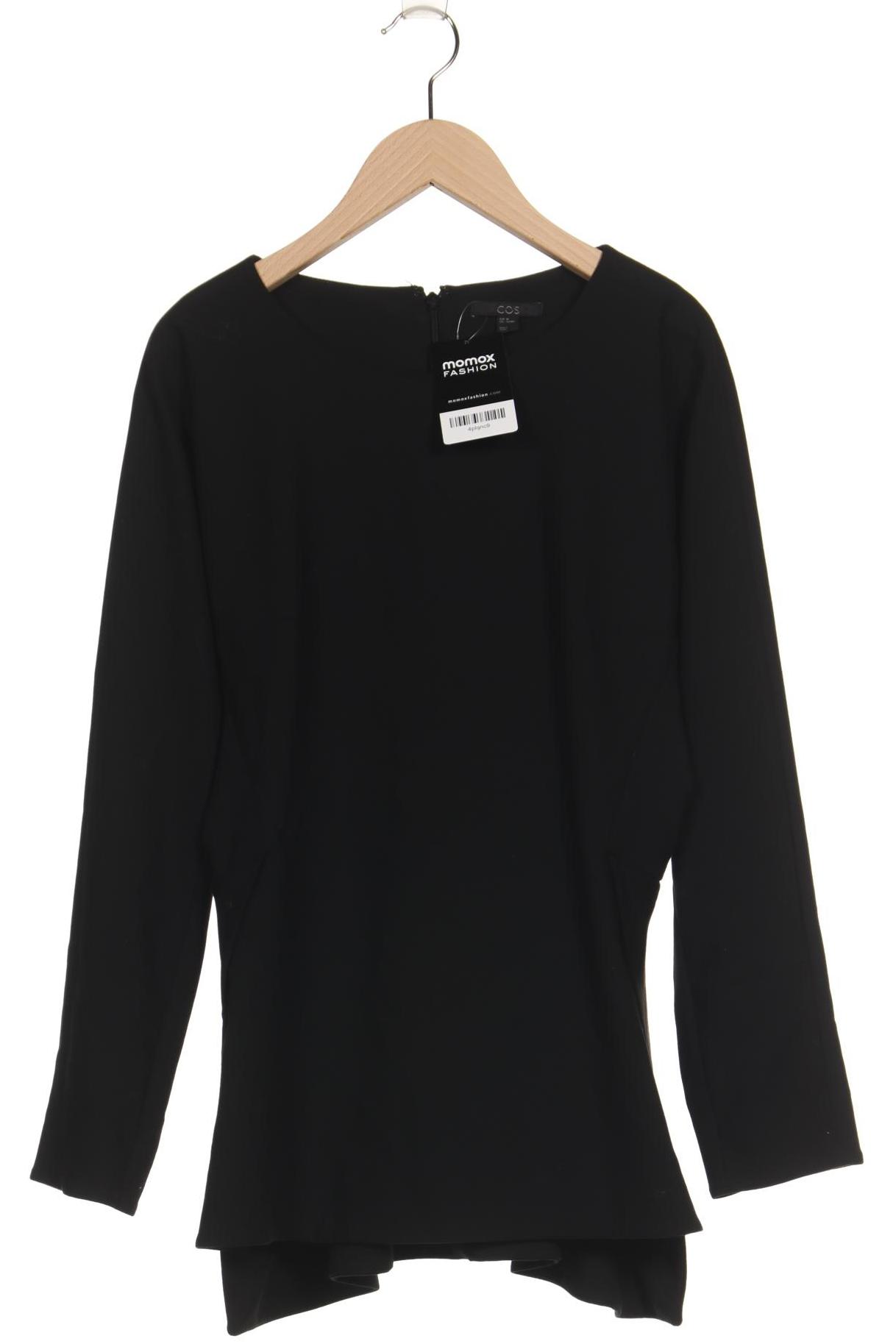 

COS Damen Langarmshirt, schwarz, Gr. 38