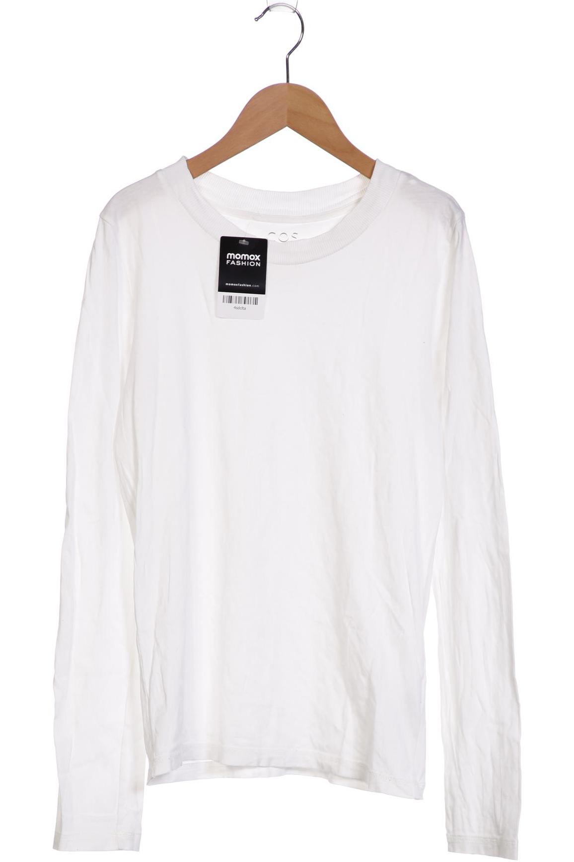 

COS Damen Langarmshirt, weiß, Gr. 36