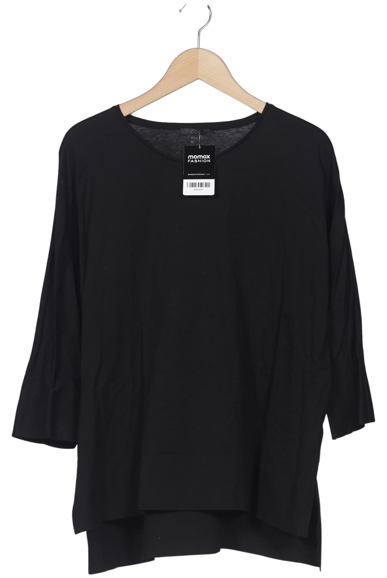 

COS Damen Langarmshirt, schwarz, Gr. 38