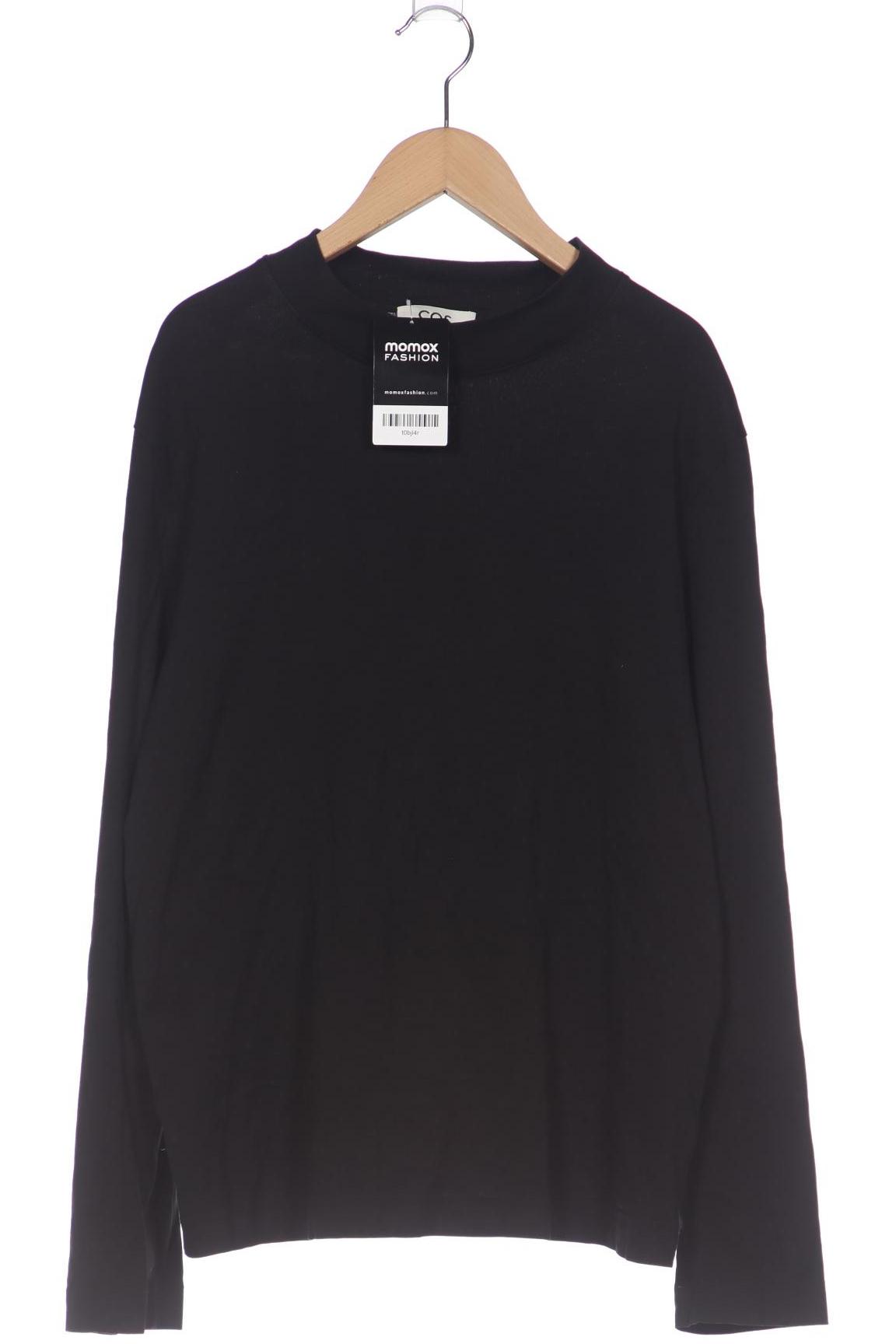 

COS Damen Langarmshirt, schwarz, Gr. 36