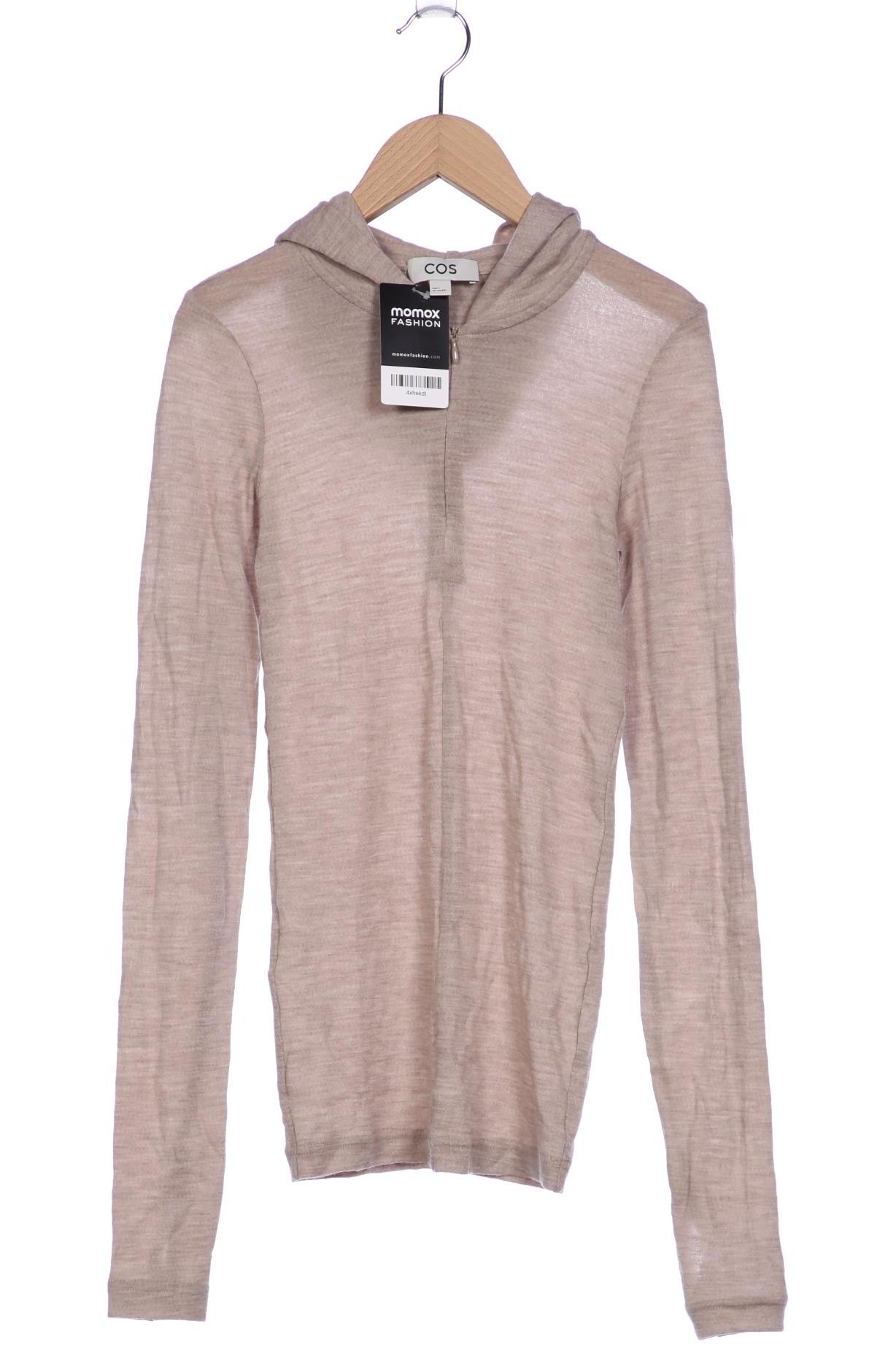 

COS Damen Langarmshirt, beige, Gr. 36