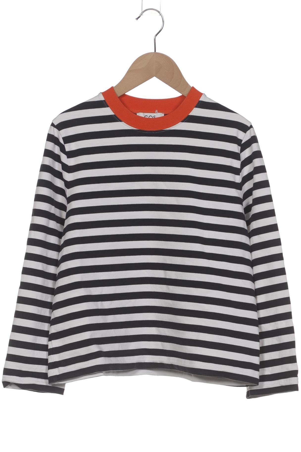 

COS Damen Langarmshirt, marineblau, Gr. 38
