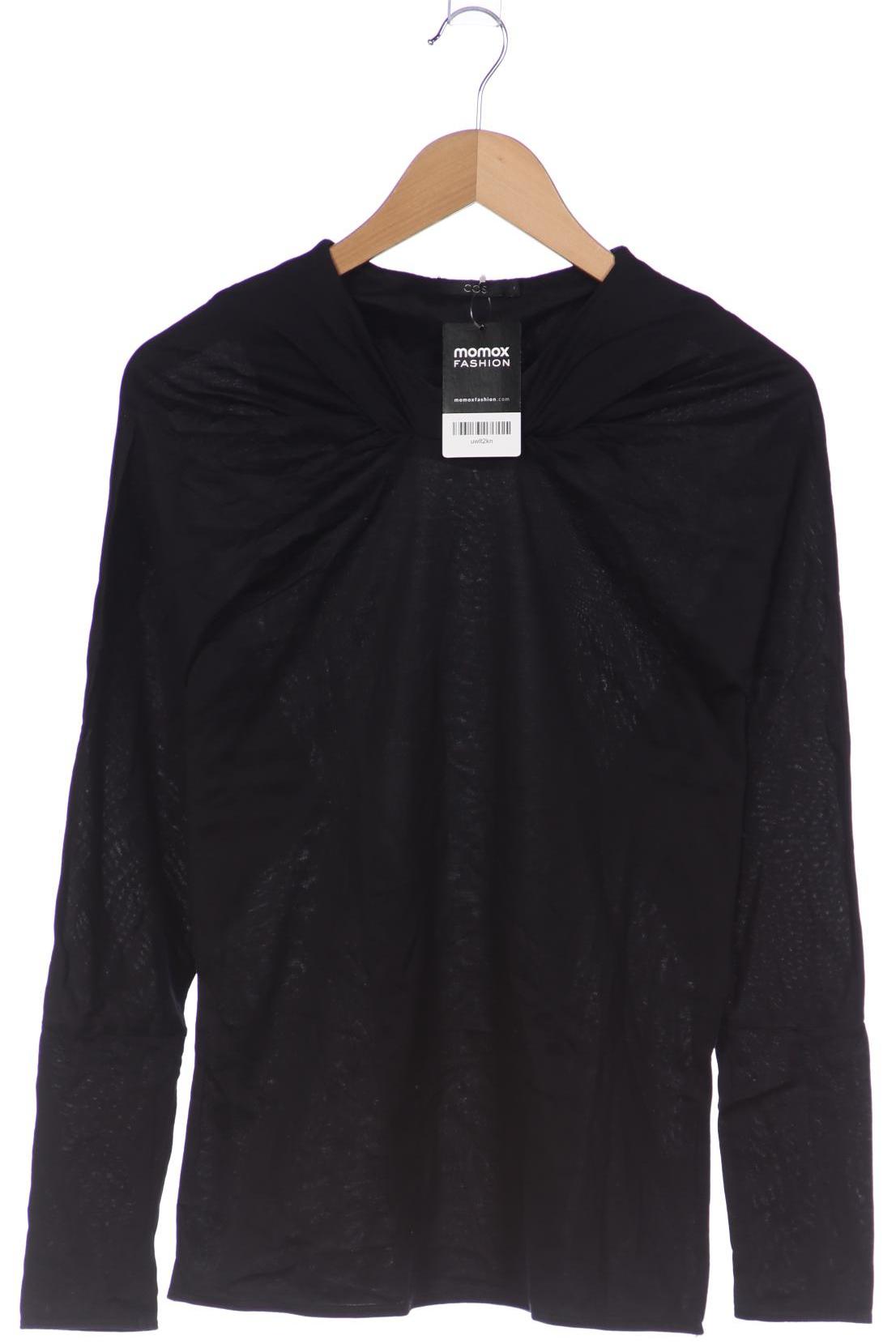 

COS Damen Langarmshirt, schwarz, Gr. 36