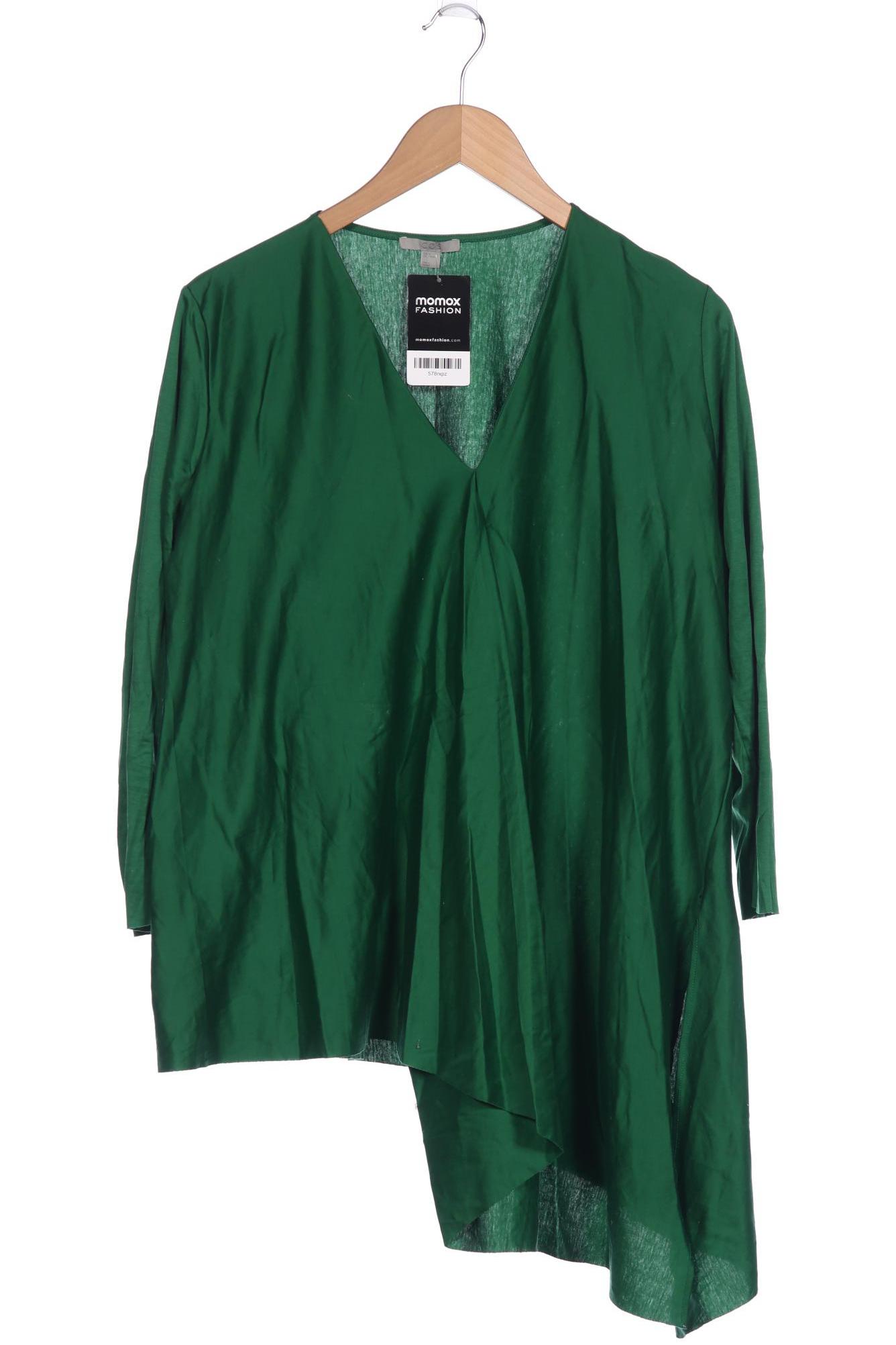 

COS Damen Langarmshirt, grün, Gr. 38