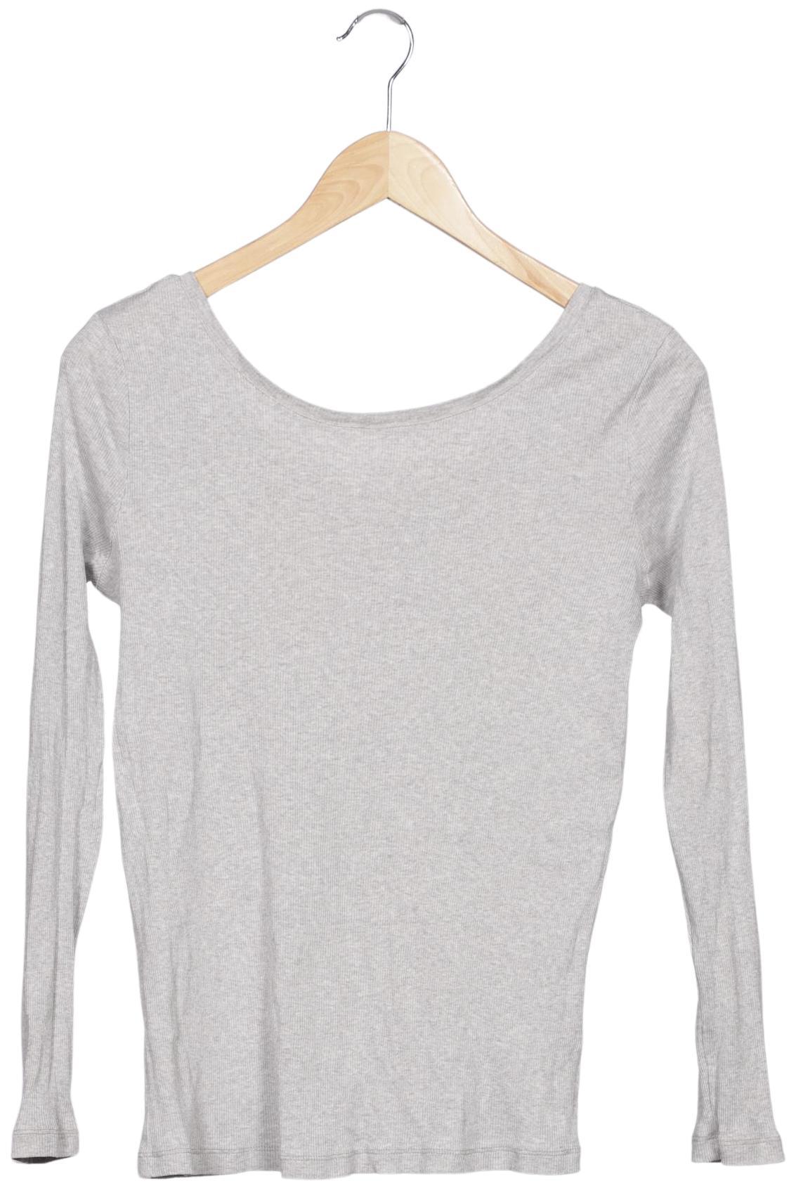 

COS Damen Langarmshirt, grau, Gr. 36