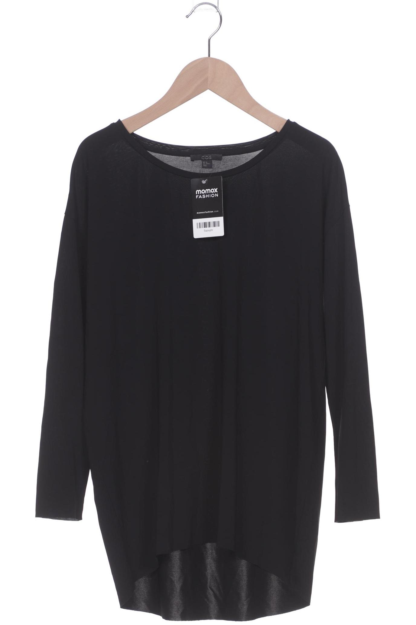 

COS Damen Langarmshirt, schwarz, Gr. 34