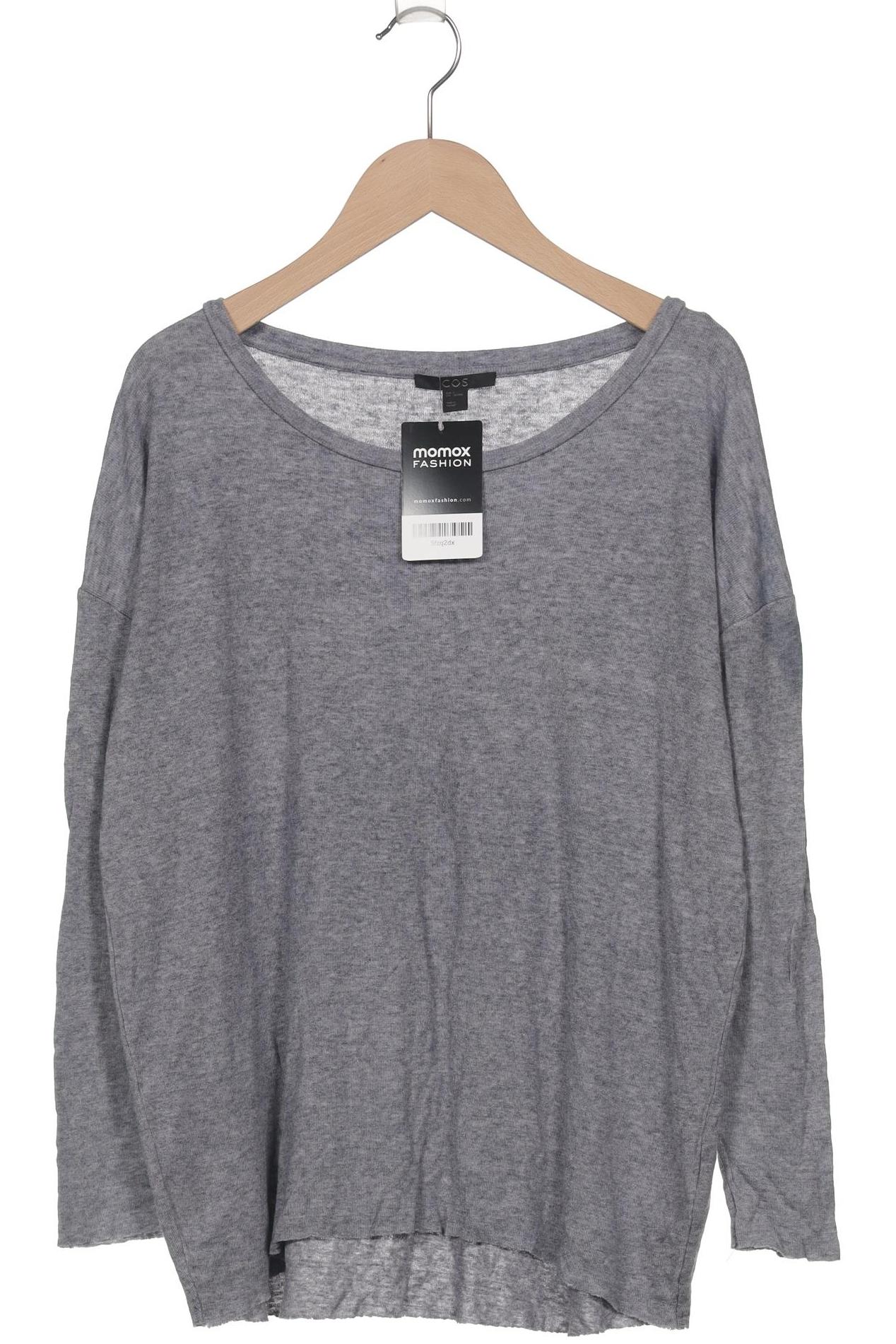 

COS Damen Langarmshirt, marineblau, Gr. 36