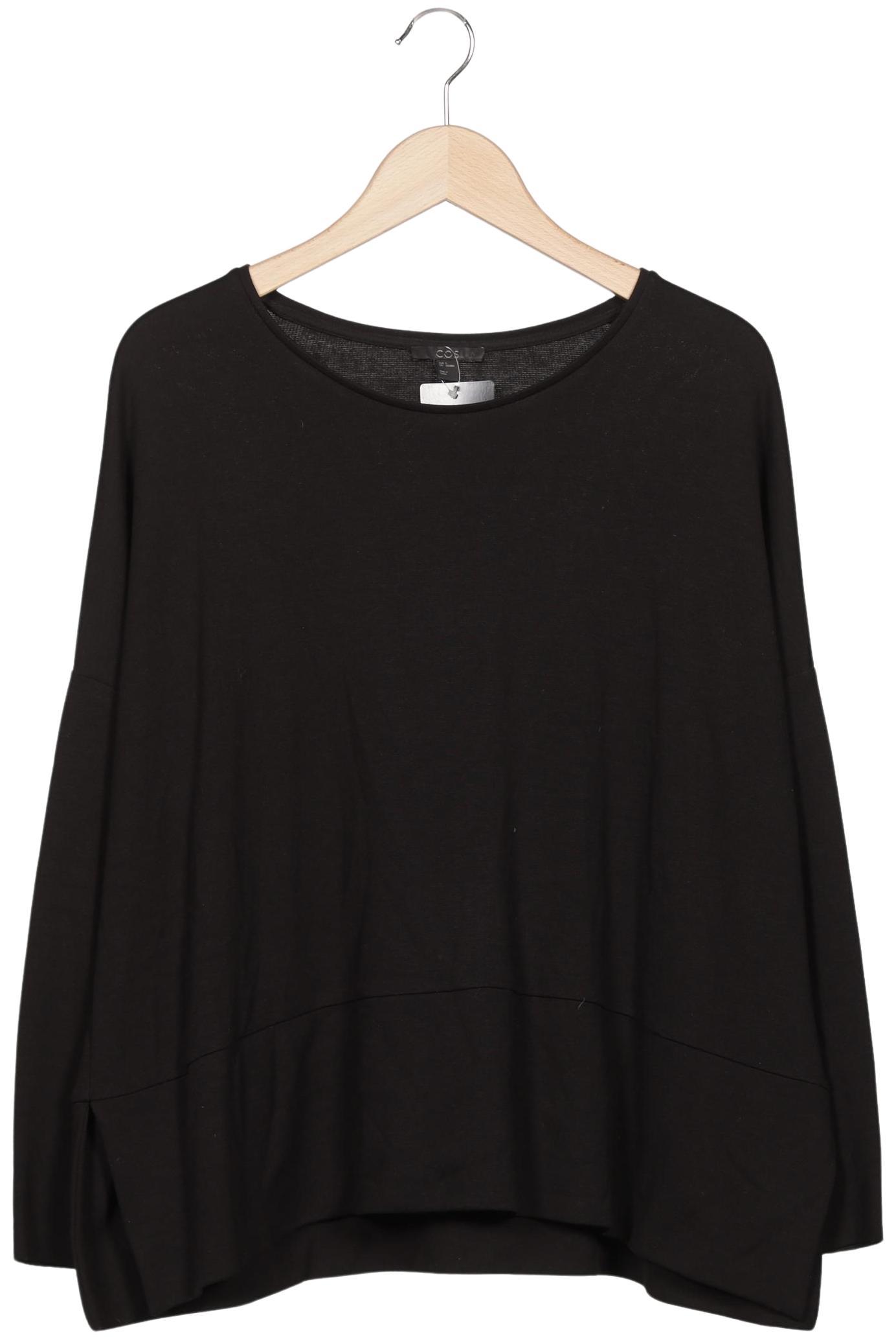 

COS Damen Langarmshirt, schwarz, Gr. 36