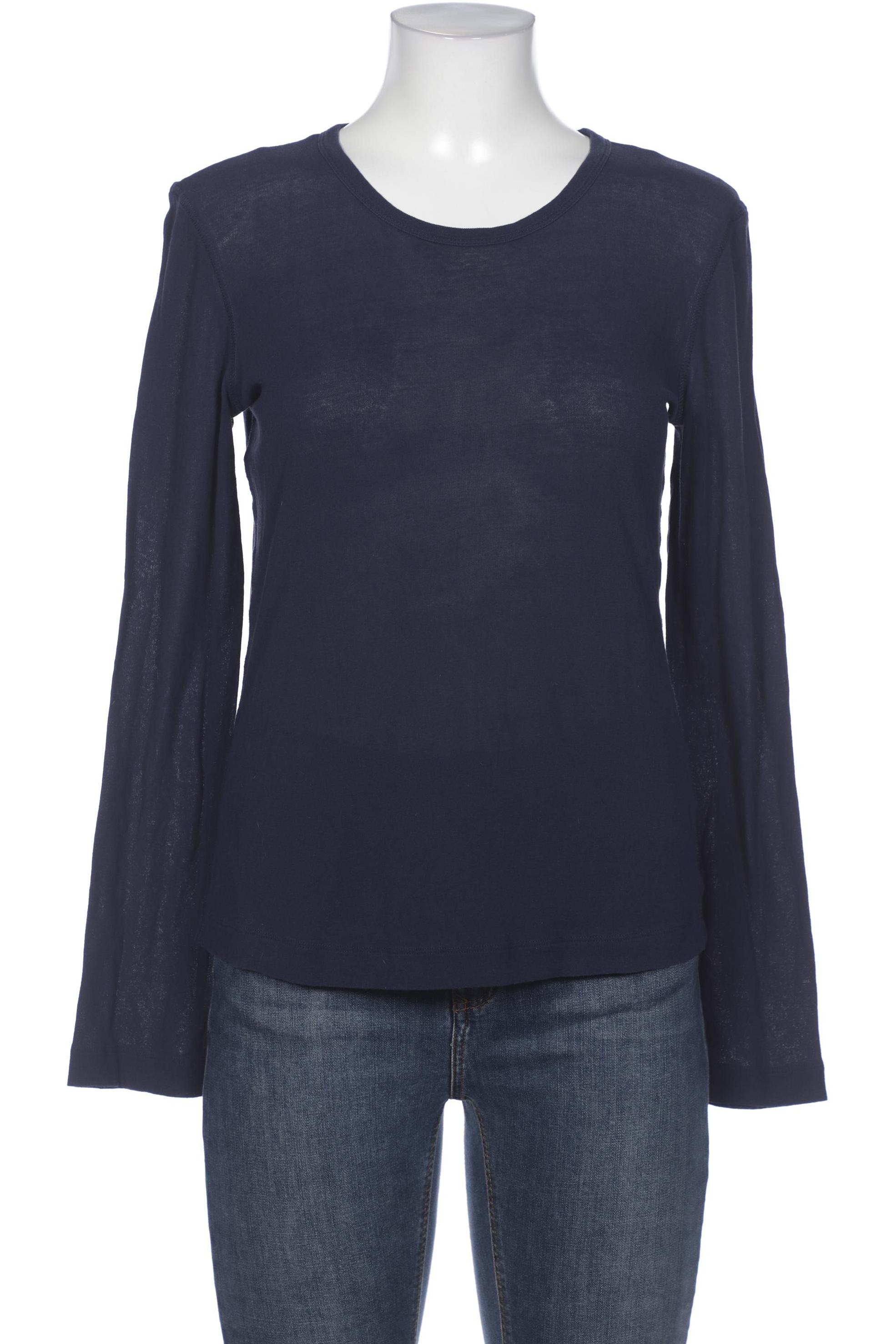 

COS Damen Langarmshirt, marineblau, Gr. 38