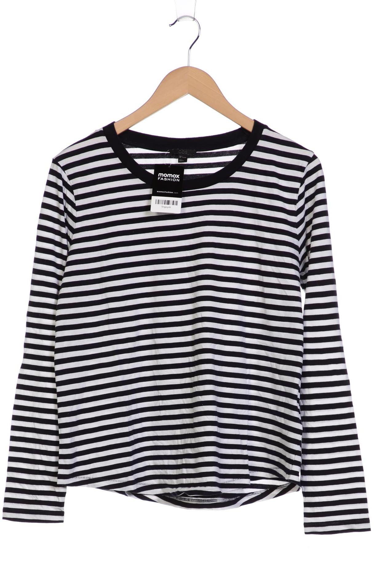

COS Damen Langarmshirt, marineblau, Gr. 42