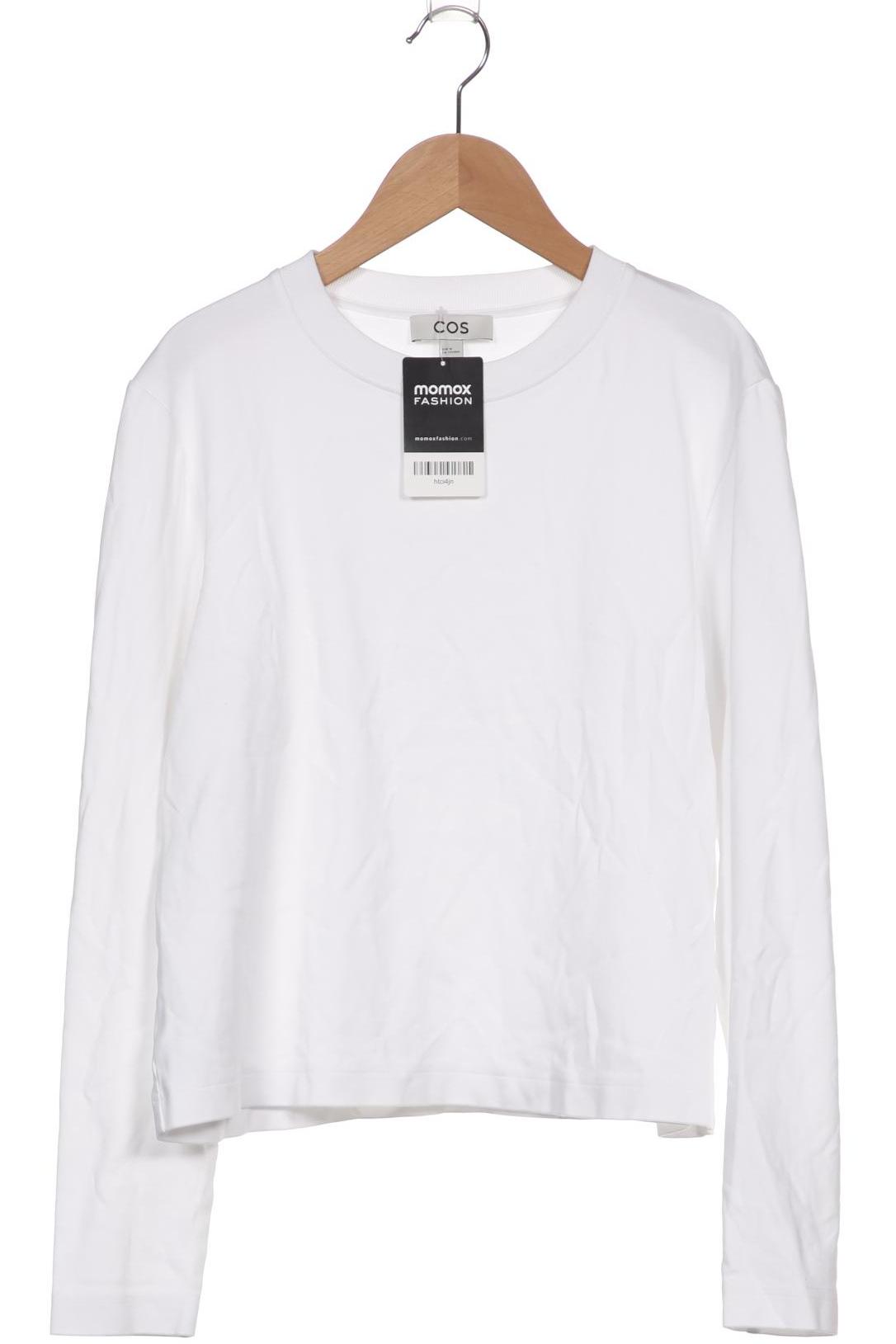 

COS Damen Langarmshirt, weiß, Gr. 38