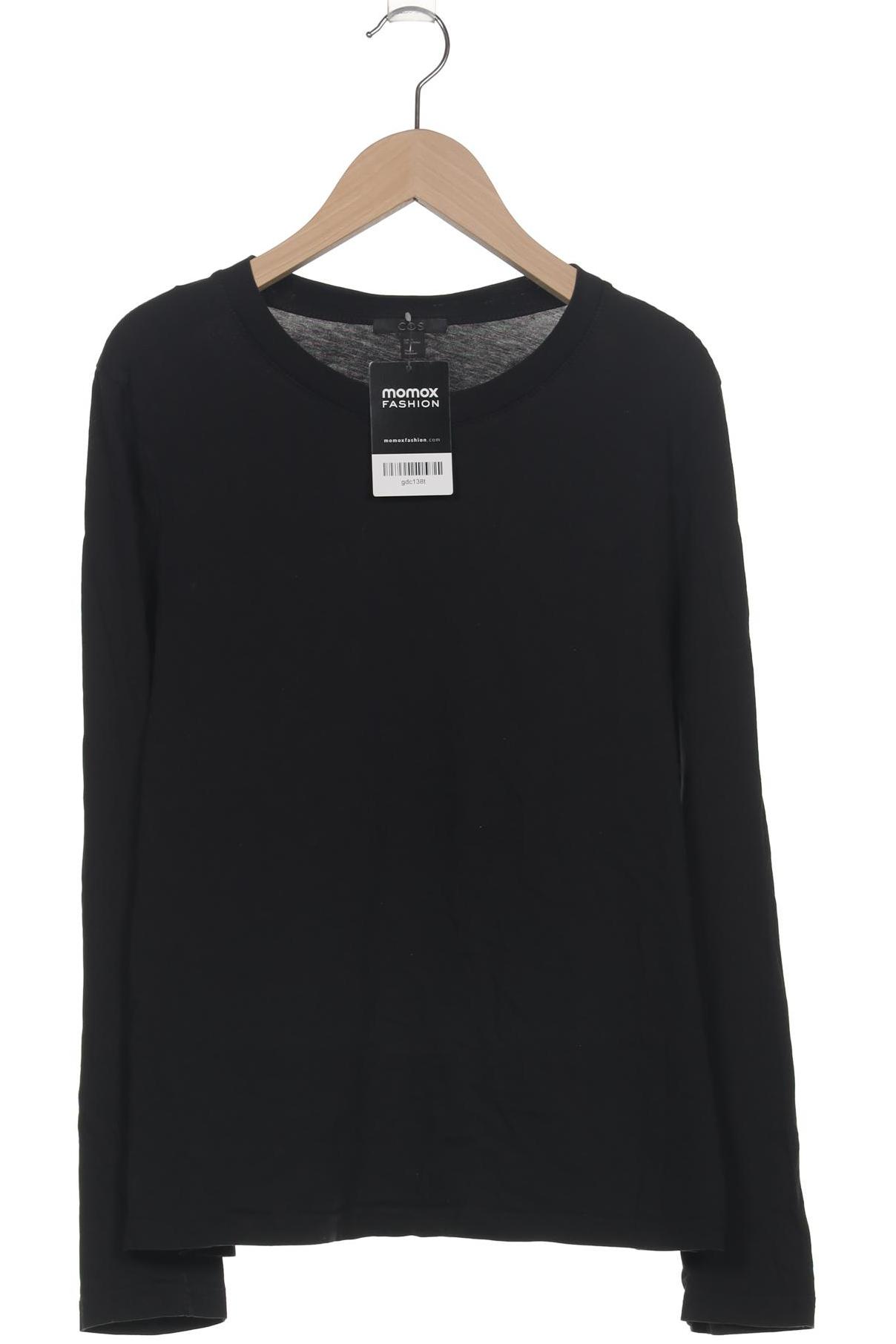 

COS Damen Langarmshirt, schwarz, Gr. 38