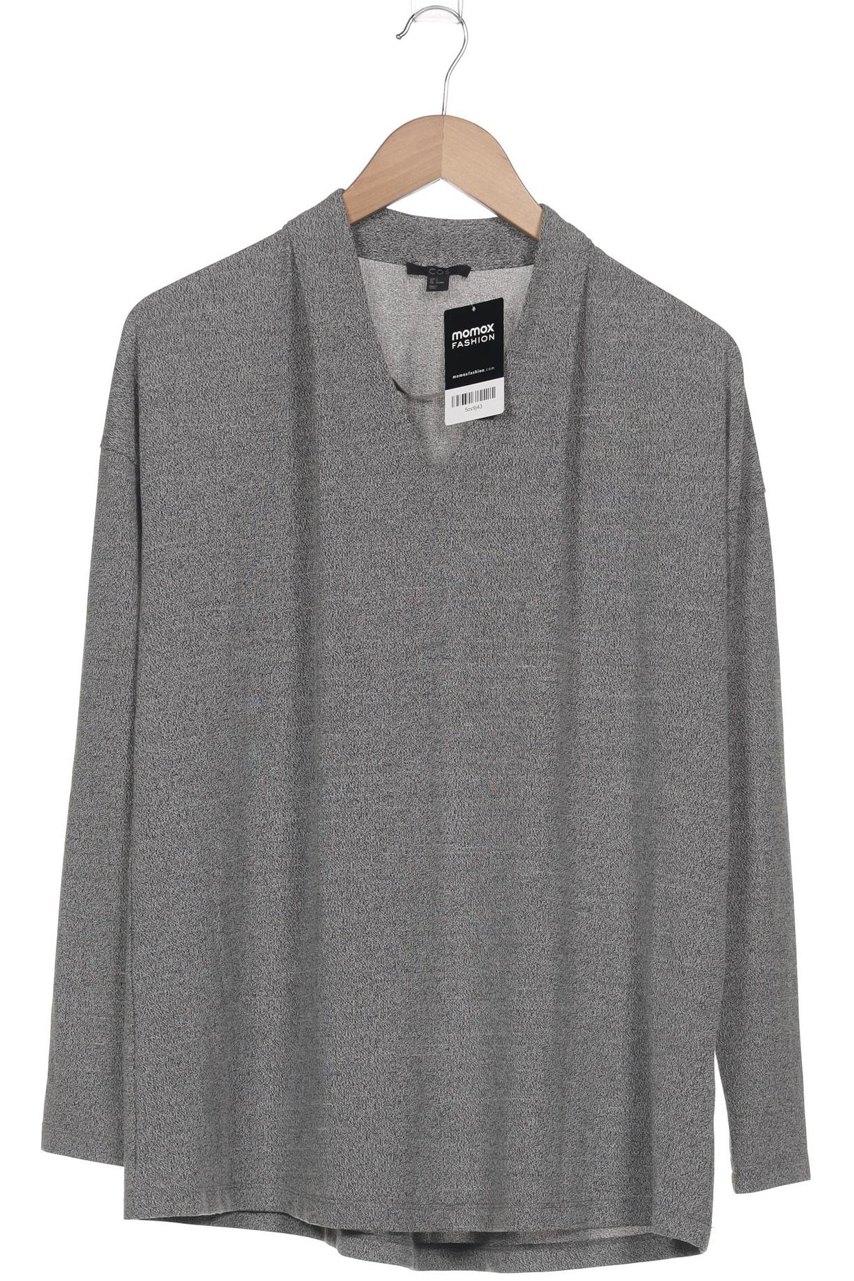 

COS Damen Langarmshirt, grau, Gr. 36