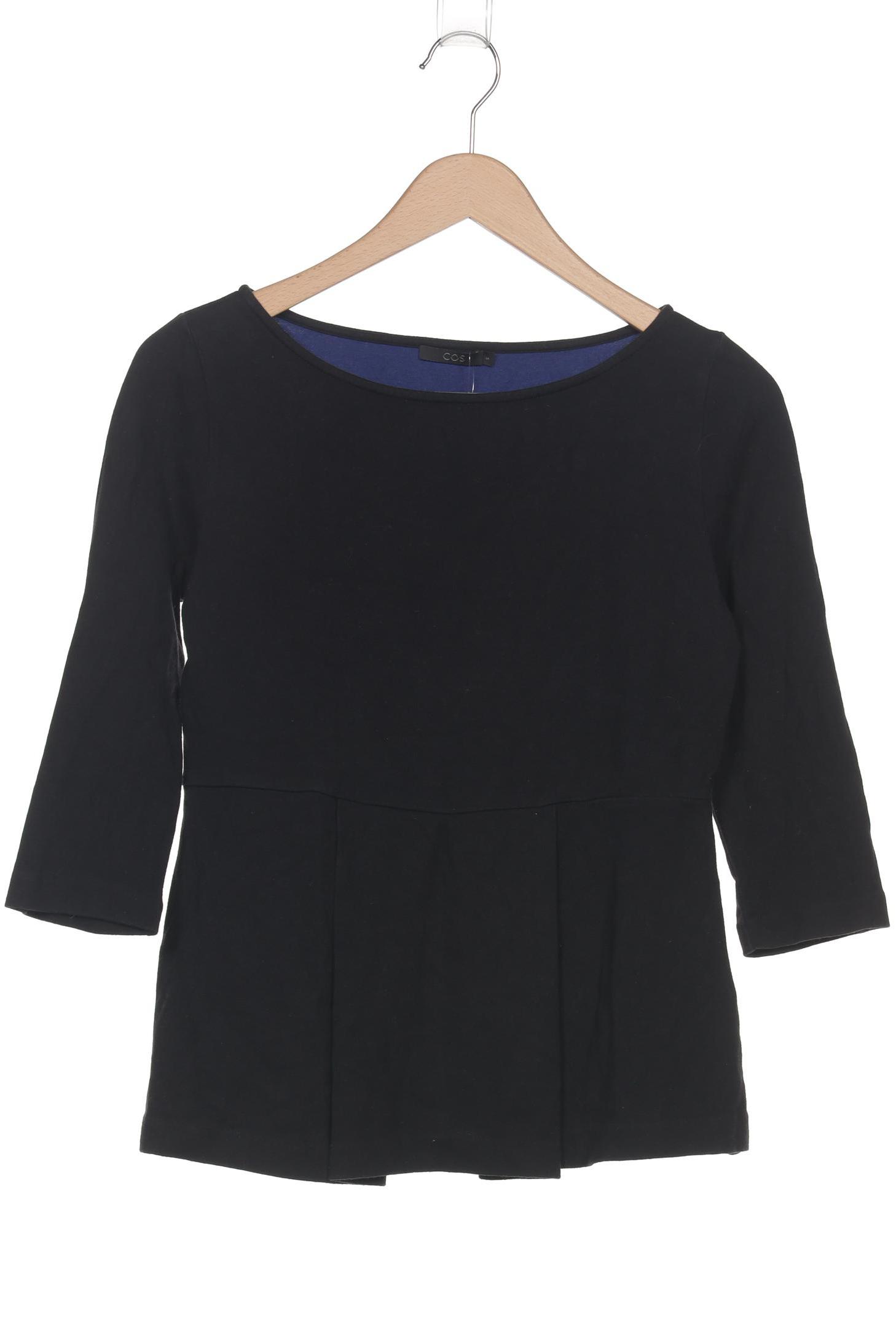 

COS Damen Langarmshirt, schwarz, Gr. 36