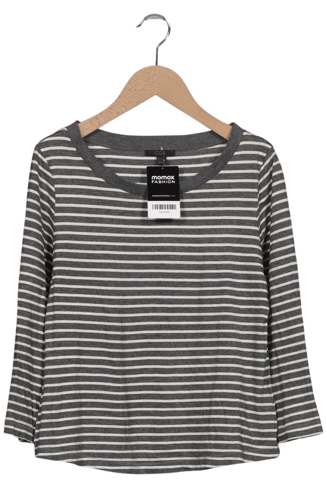 

COS Damen Langarmshirt, grau, Gr. 34