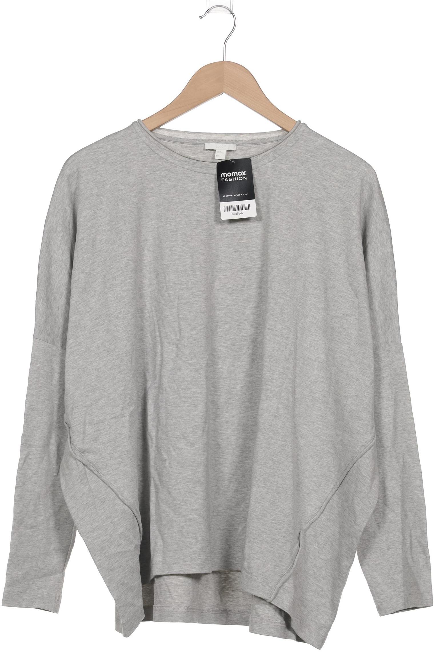 

COS Damen Langarmshirt, grau, Gr. 38