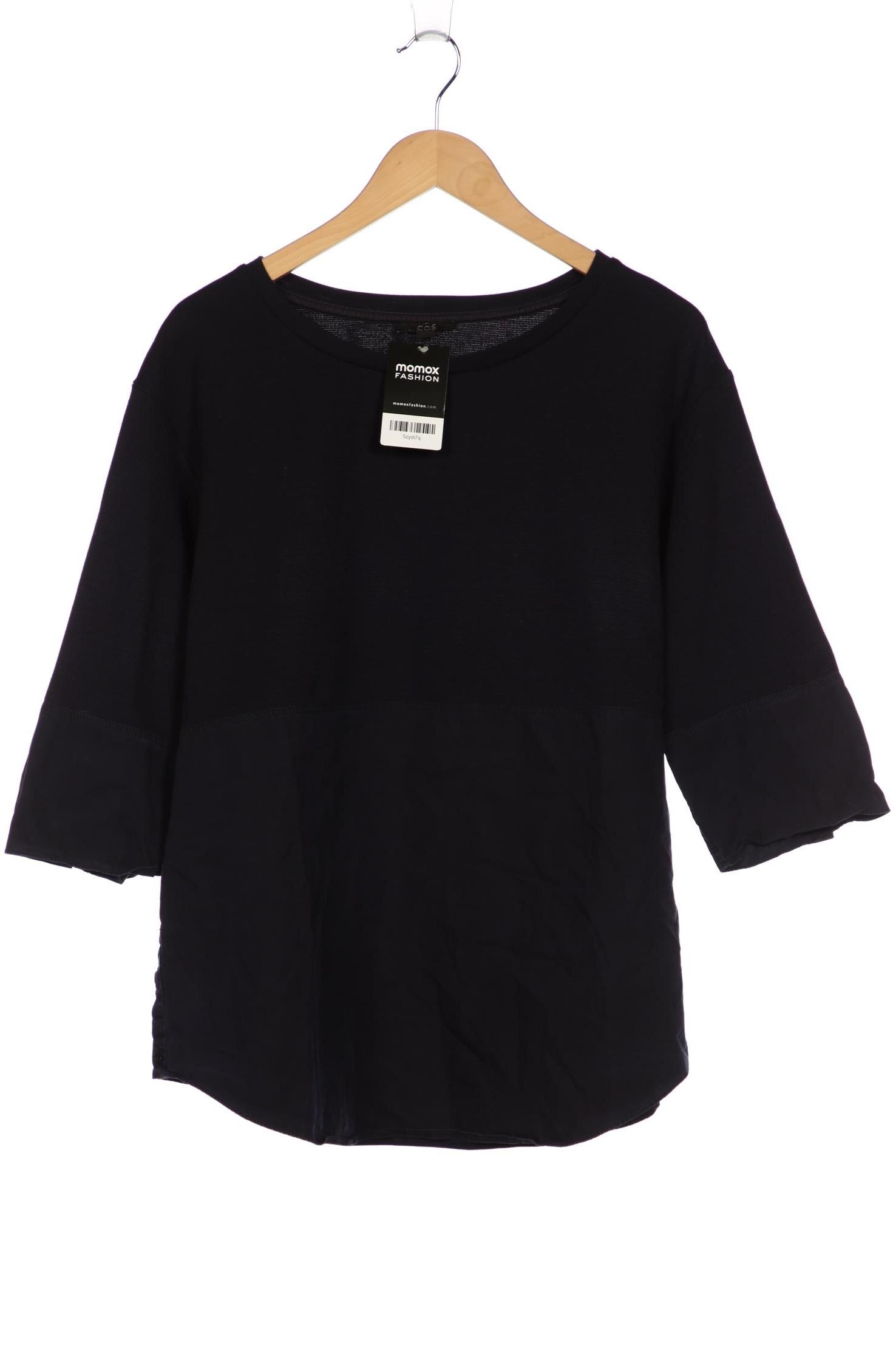 

COS Damen Langarmshirt, marineblau, Gr. 42