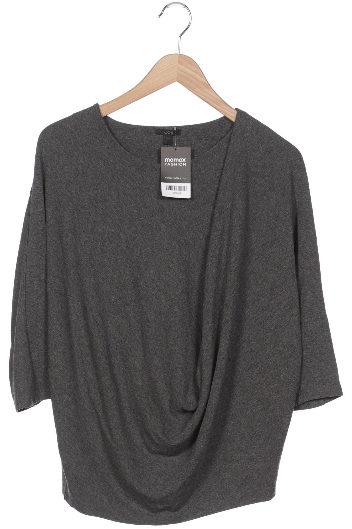 

COS Damen Langarmshirt, grau, Gr. 36