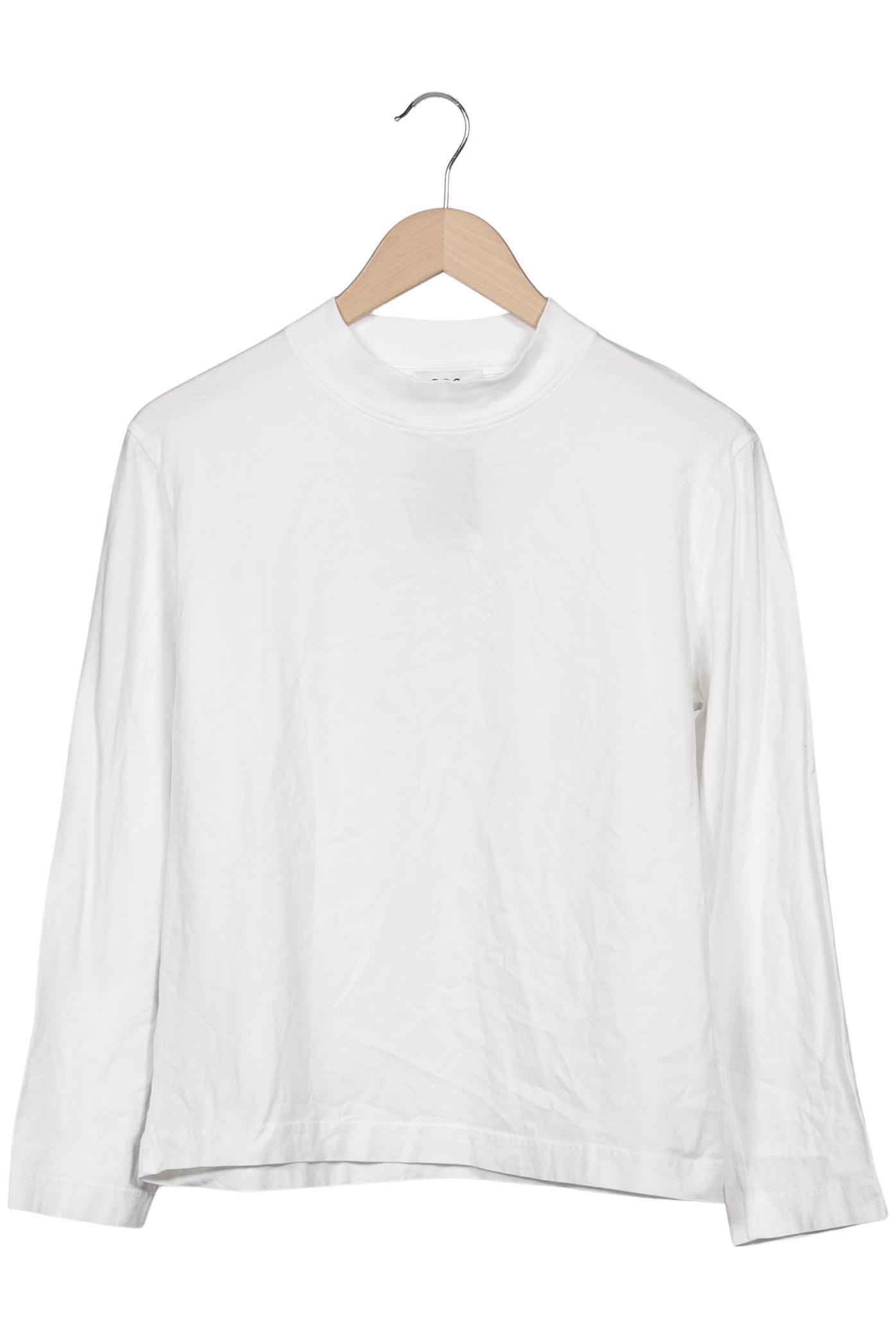 

COS Damen Langarmshirt, weiß, Gr. 36