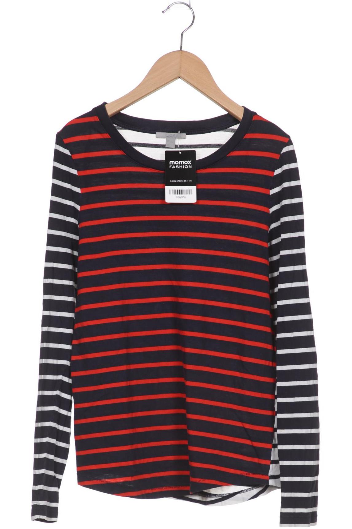 

COS Damen Langarmshirt, marineblau, Gr. 36