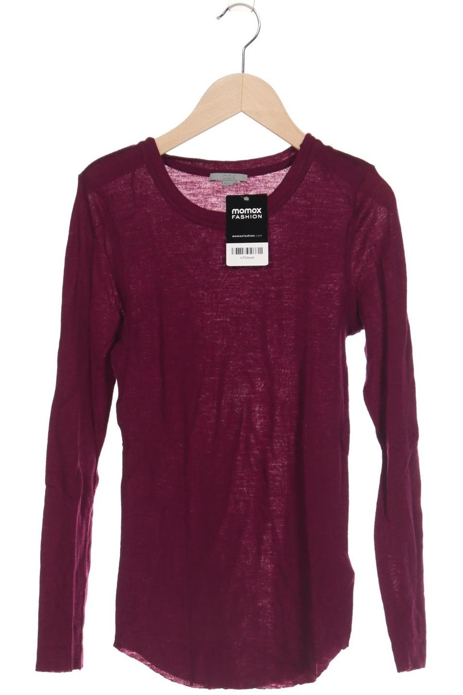 

COS Damen Langarmshirt, pink, Gr. 38
