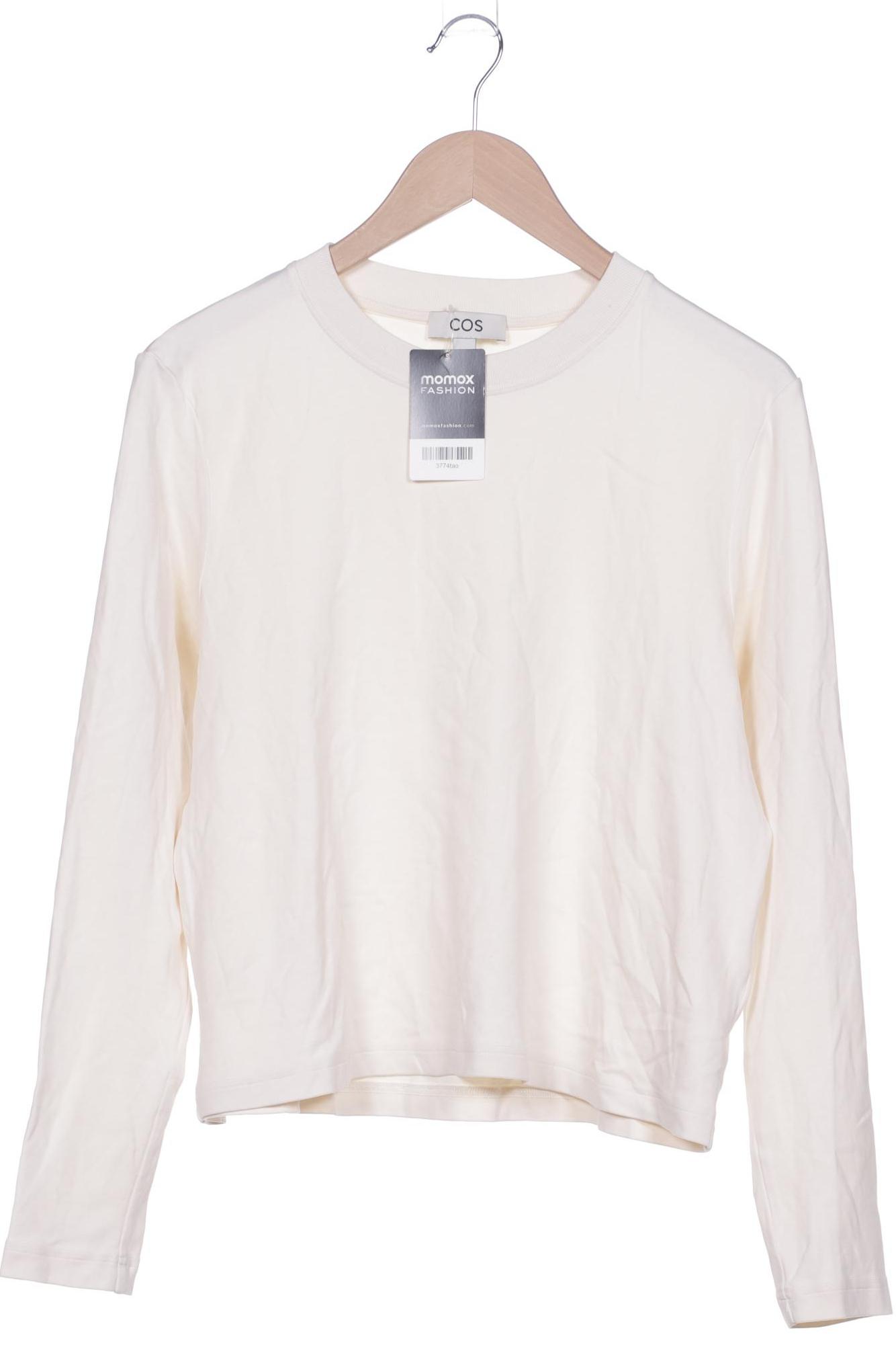 

COS Damen Langarmshirt, beige, Gr. 42