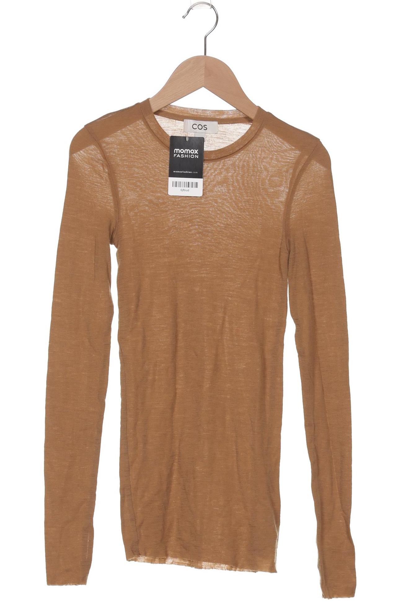 

COS Damen Langarmshirt, braun, Gr. 36