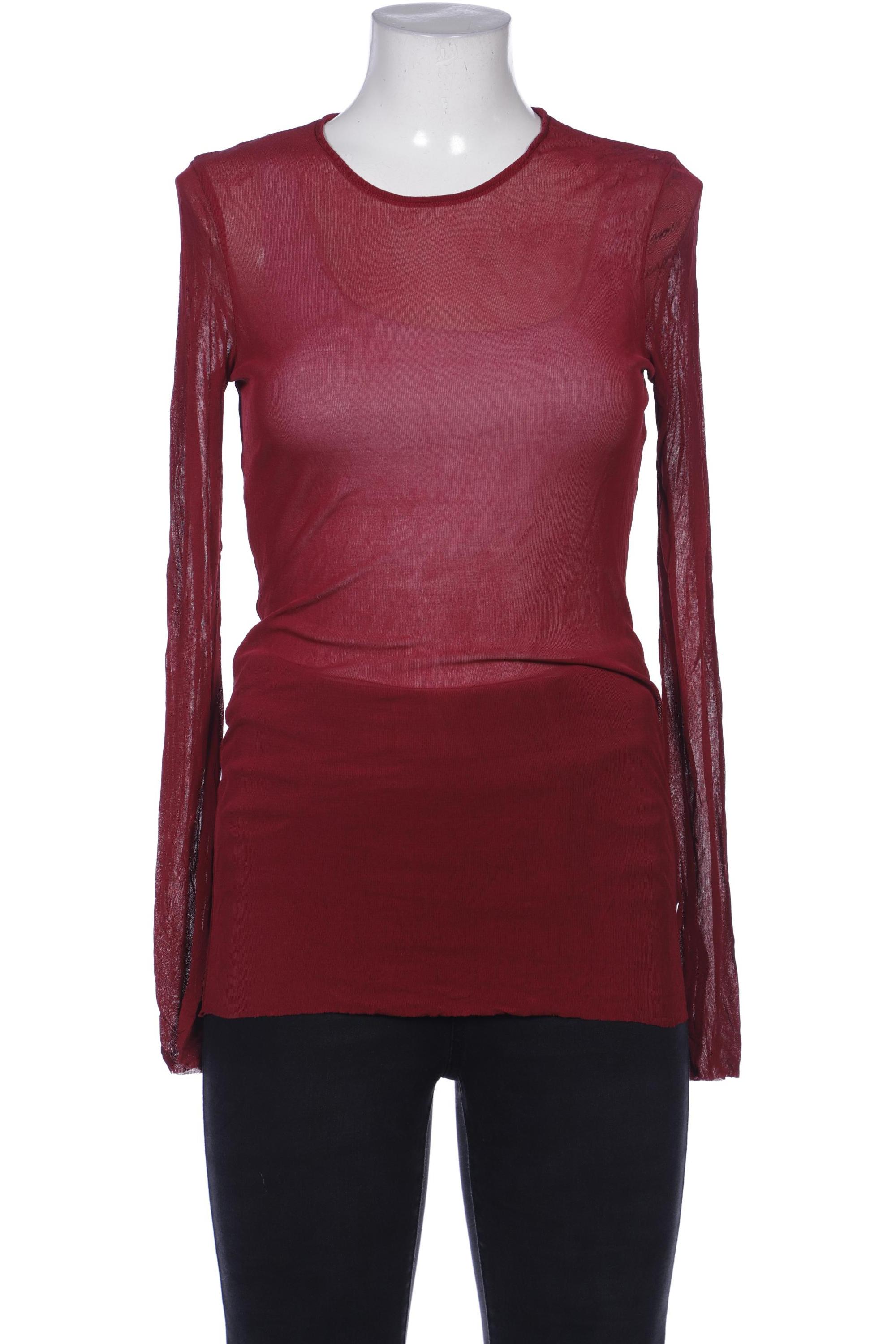 

COS Damen Langarmshirt, bordeaux, Gr. 38