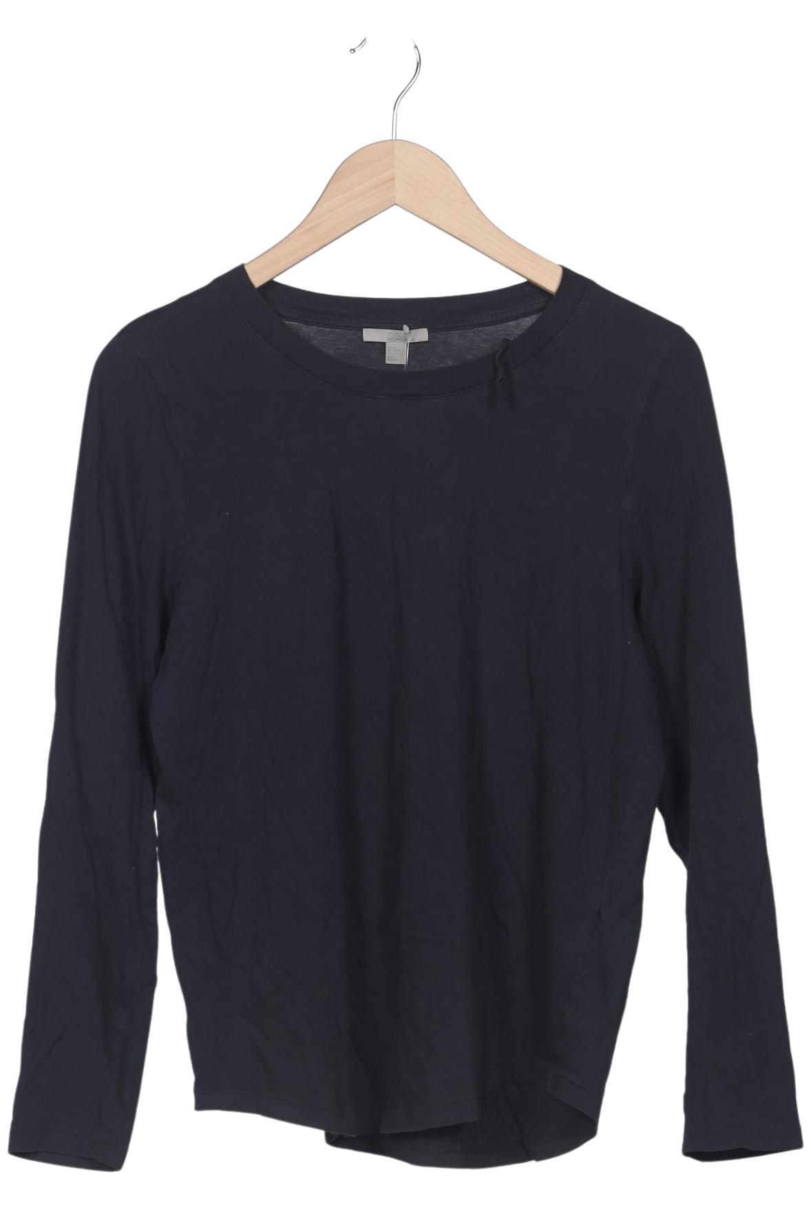 

COS Damen Langarmshirt, marineblau, Gr. 38