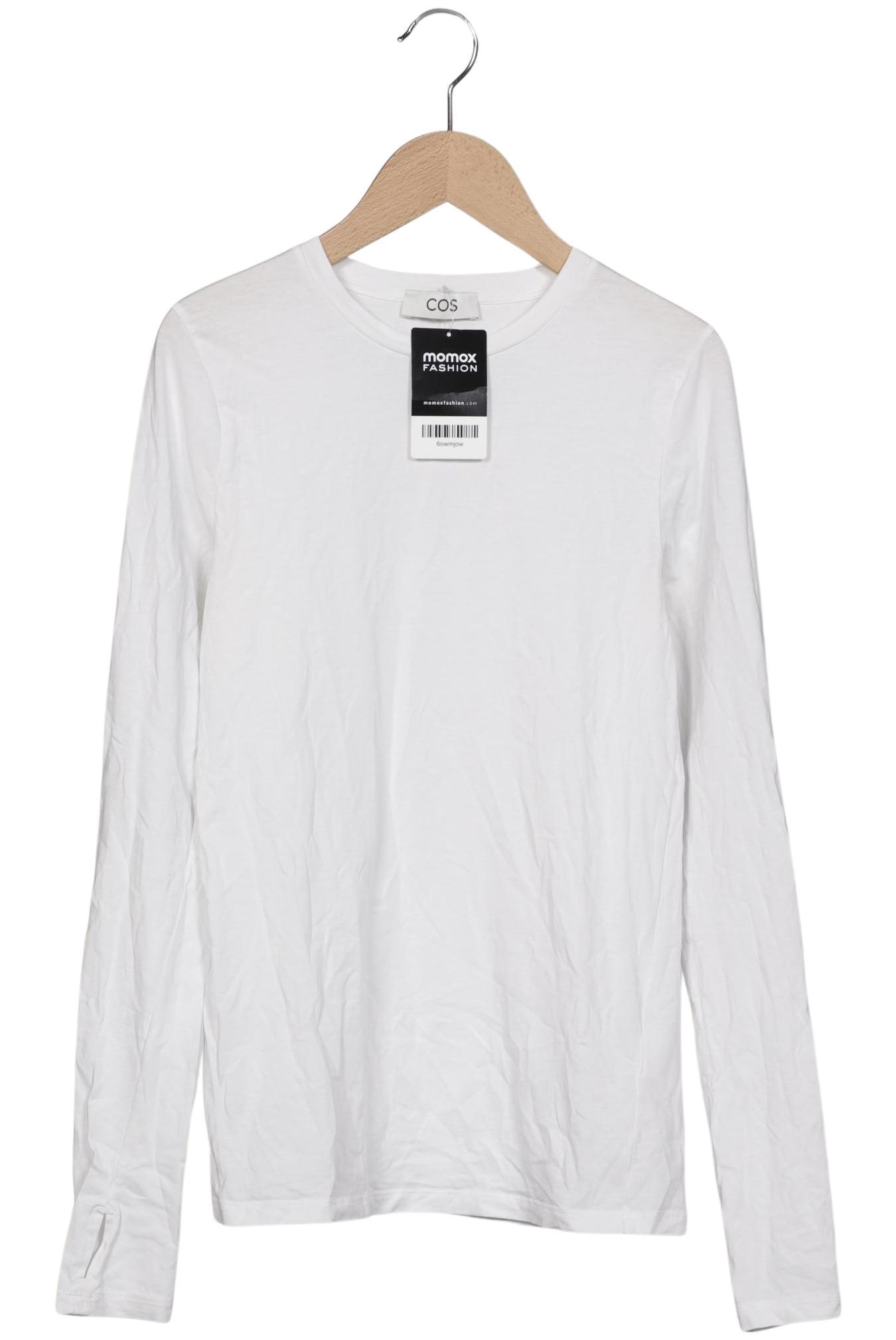 

COS Damen Langarmshirt, weiß, Gr. 38