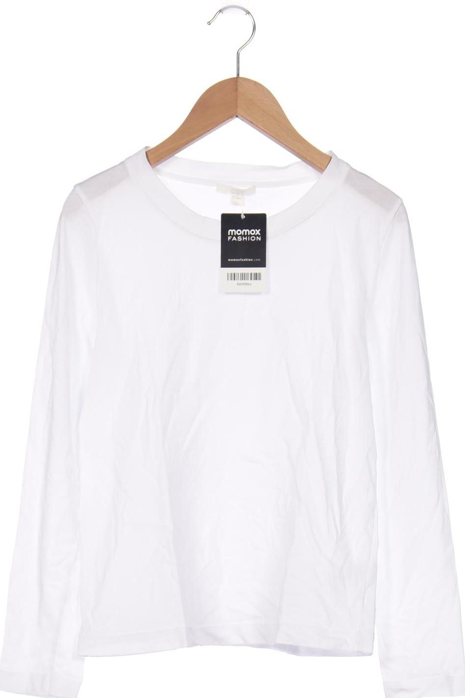 

COS Damen Langarmshirt, weiß, Gr. 34