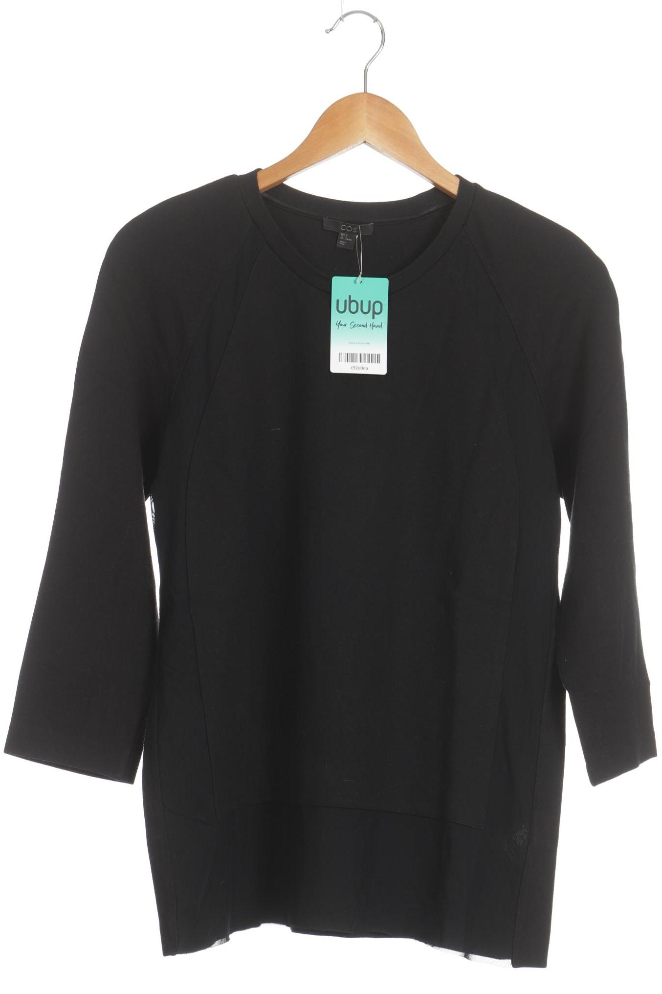 

COS Damen Langarmshirt, schwarz, Gr. 38