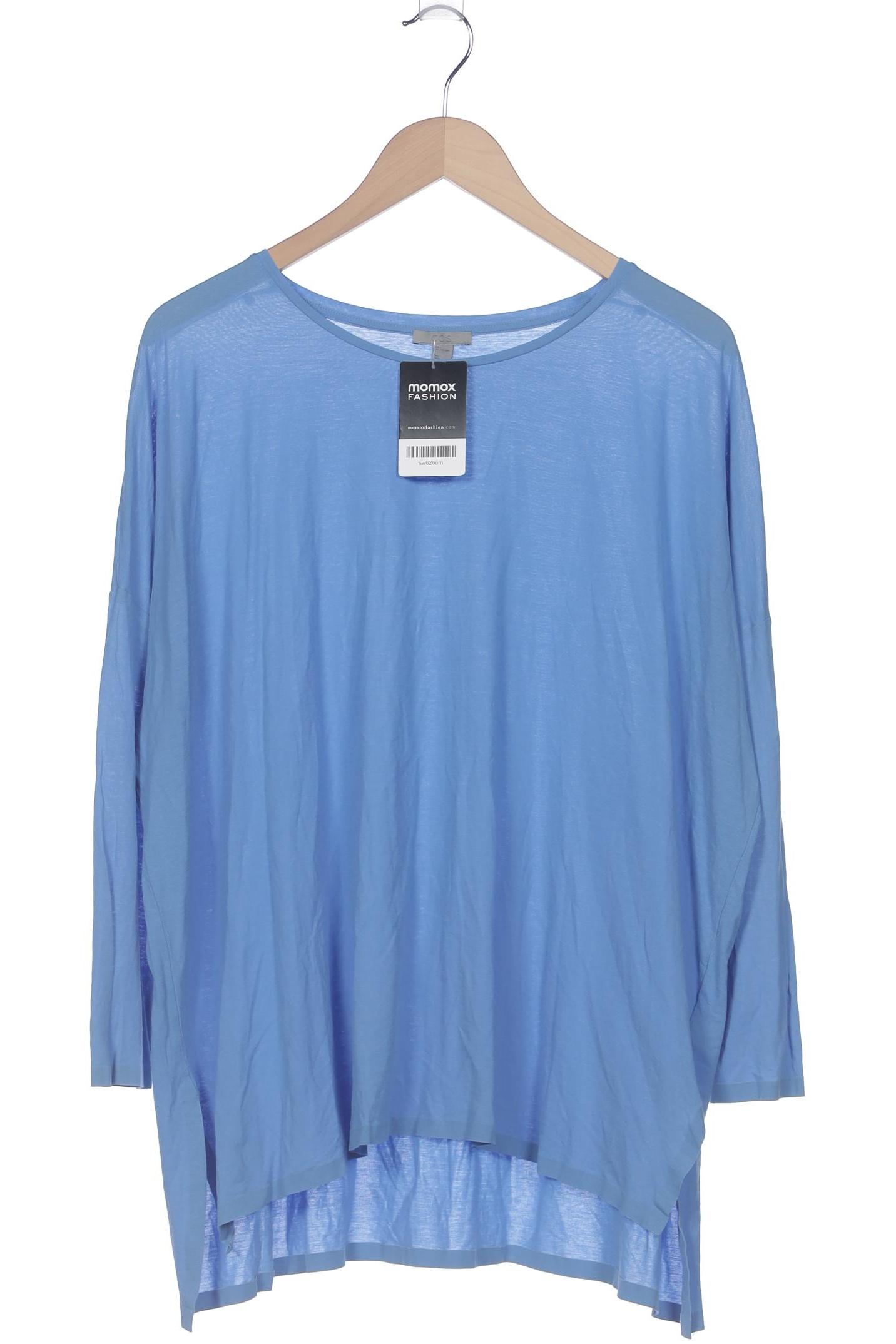 

COS Damen Langarmshirt, blau, Gr. 42