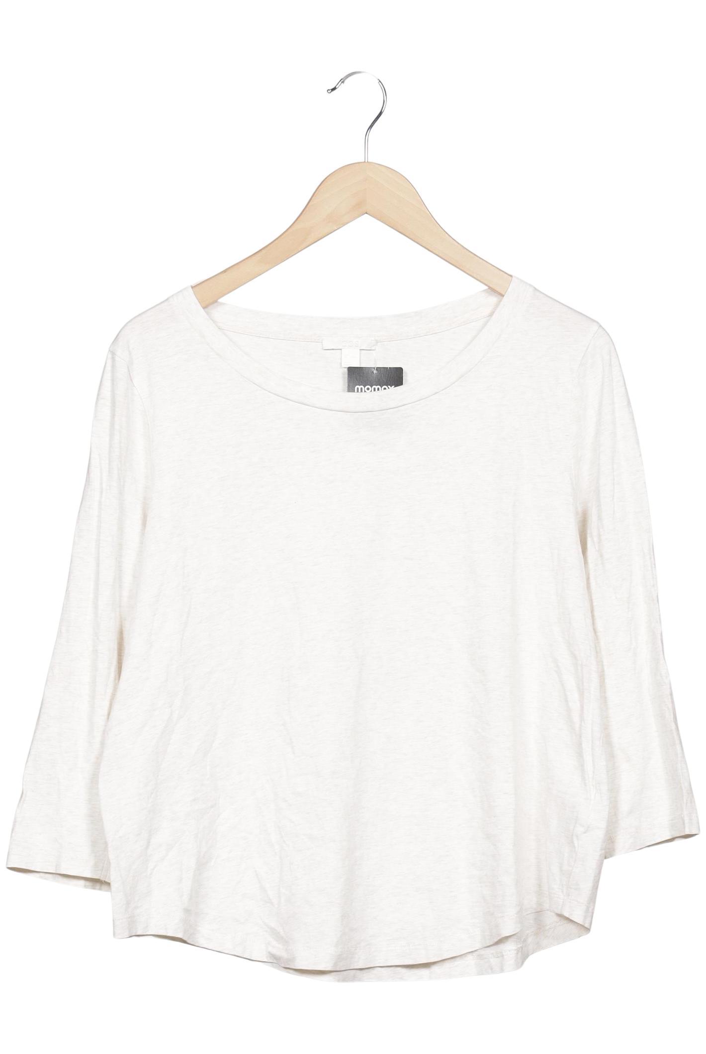 

COS Damen Langarmshirt, cremeweiß, Gr. 42