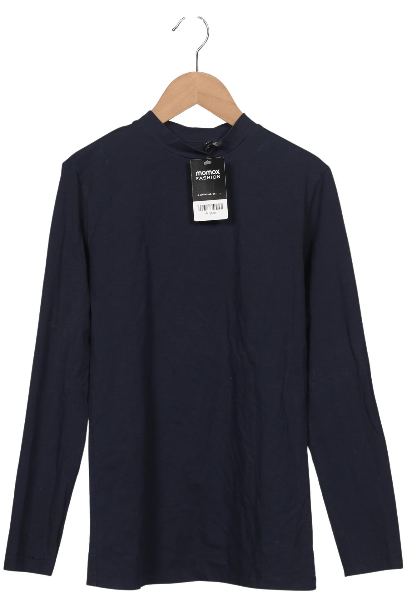 

COS Damen Langarmshirt, marineblau, Gr. 38