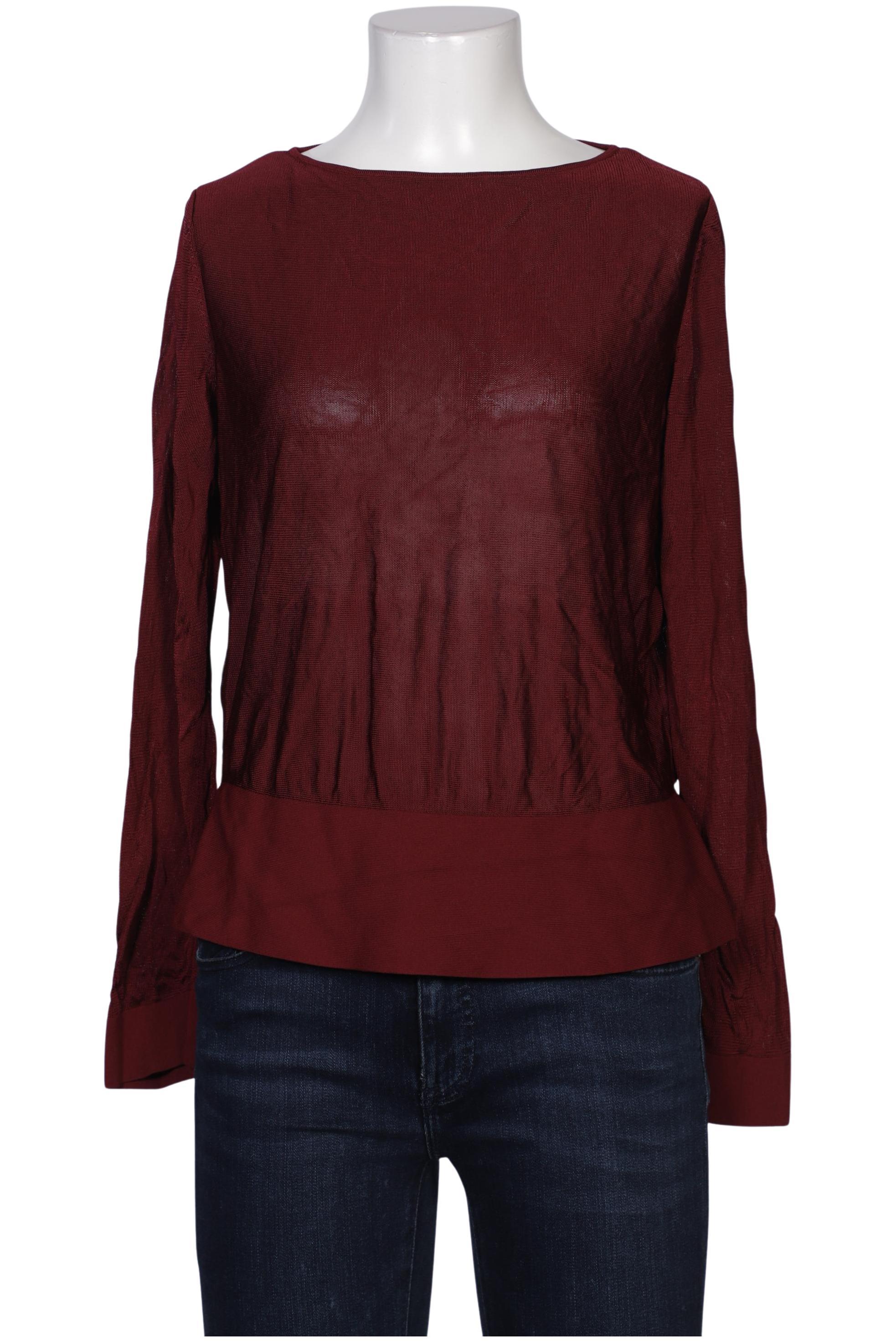 

COS Damen Langarmshirt, bordeaux, Gr. 38