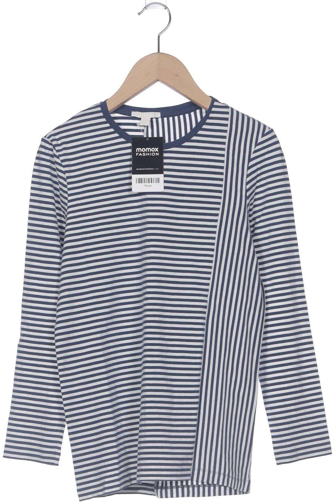 

COS Damen Langarmshirt, marineblau, Gr. 36