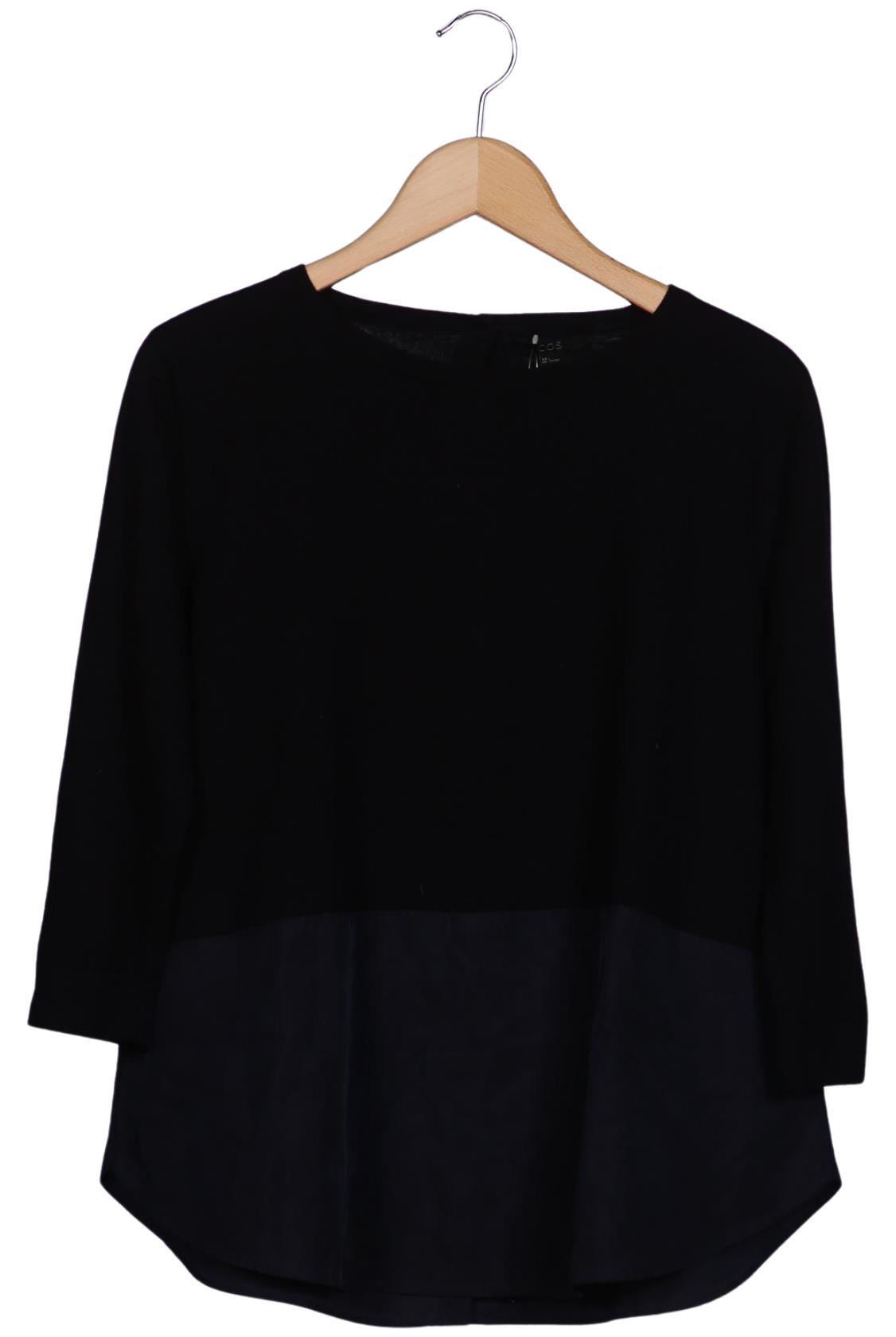 

COS Damen Langarmshirt, marineblau, Gr. 42