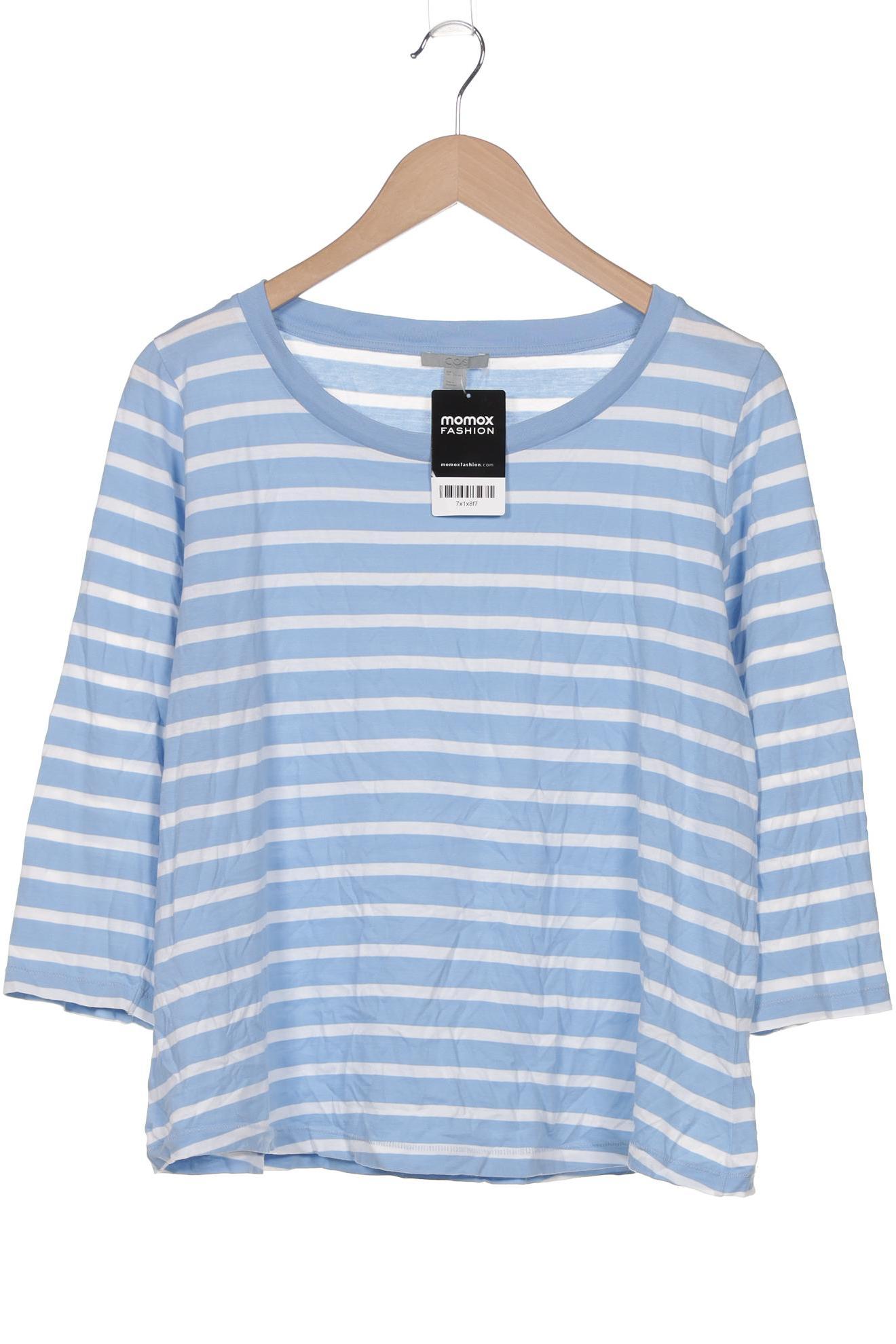 

COS Damen Langarmshirt, blau, Gr. 42