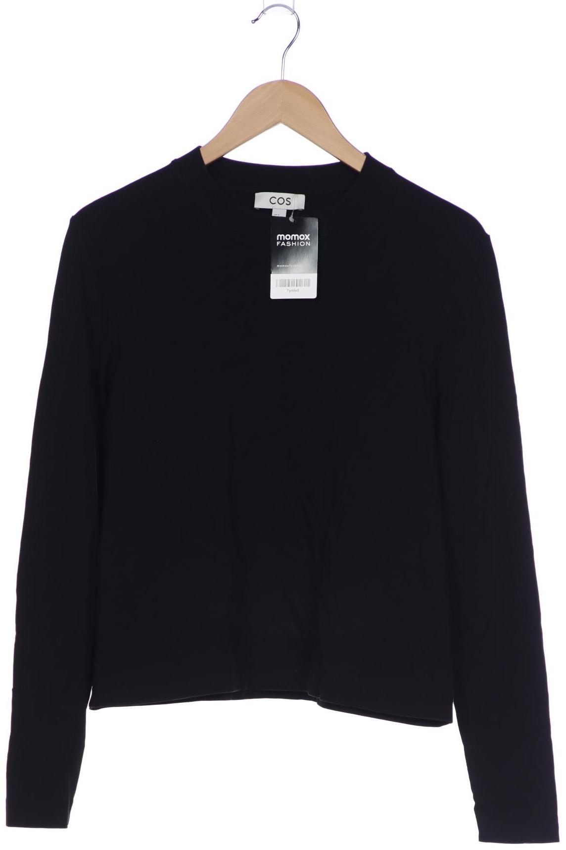 

COS Damen Langarmshirt, schwarz, Gr. 38