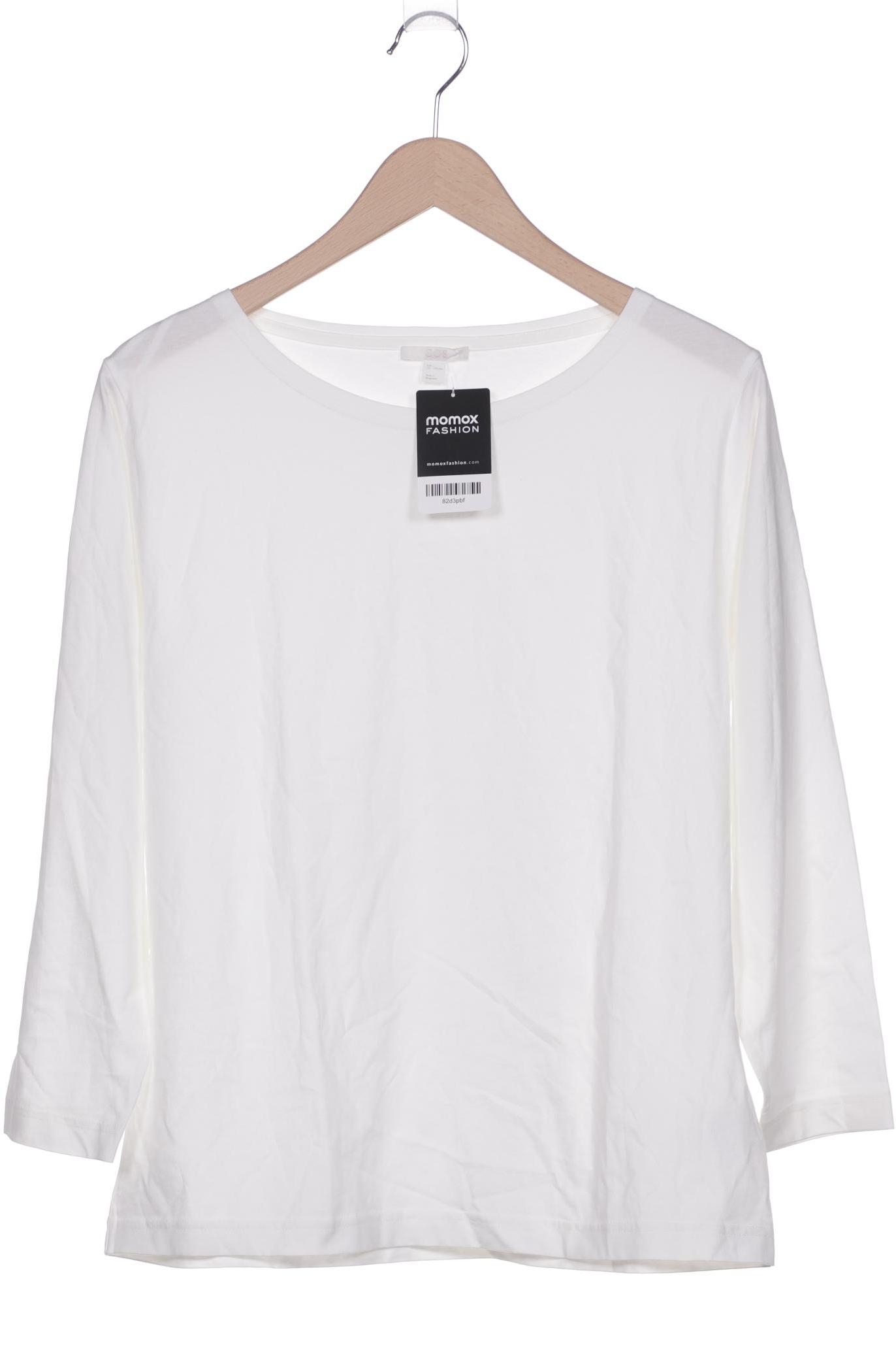 

COS Damen Langarmshirt, weiß, Gr. 42