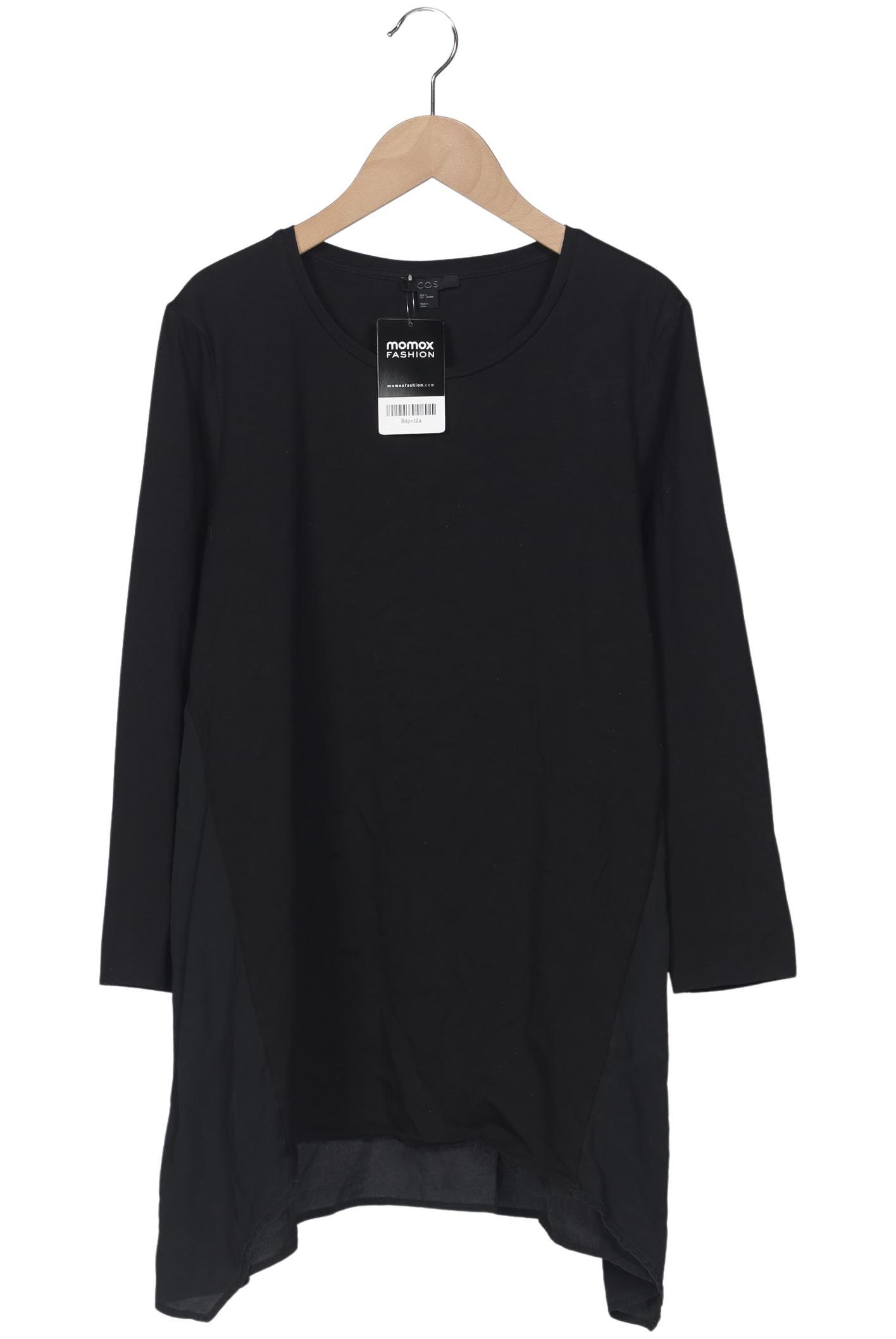 

COS Damen Langarmshirt, schwarz, Gr. 36