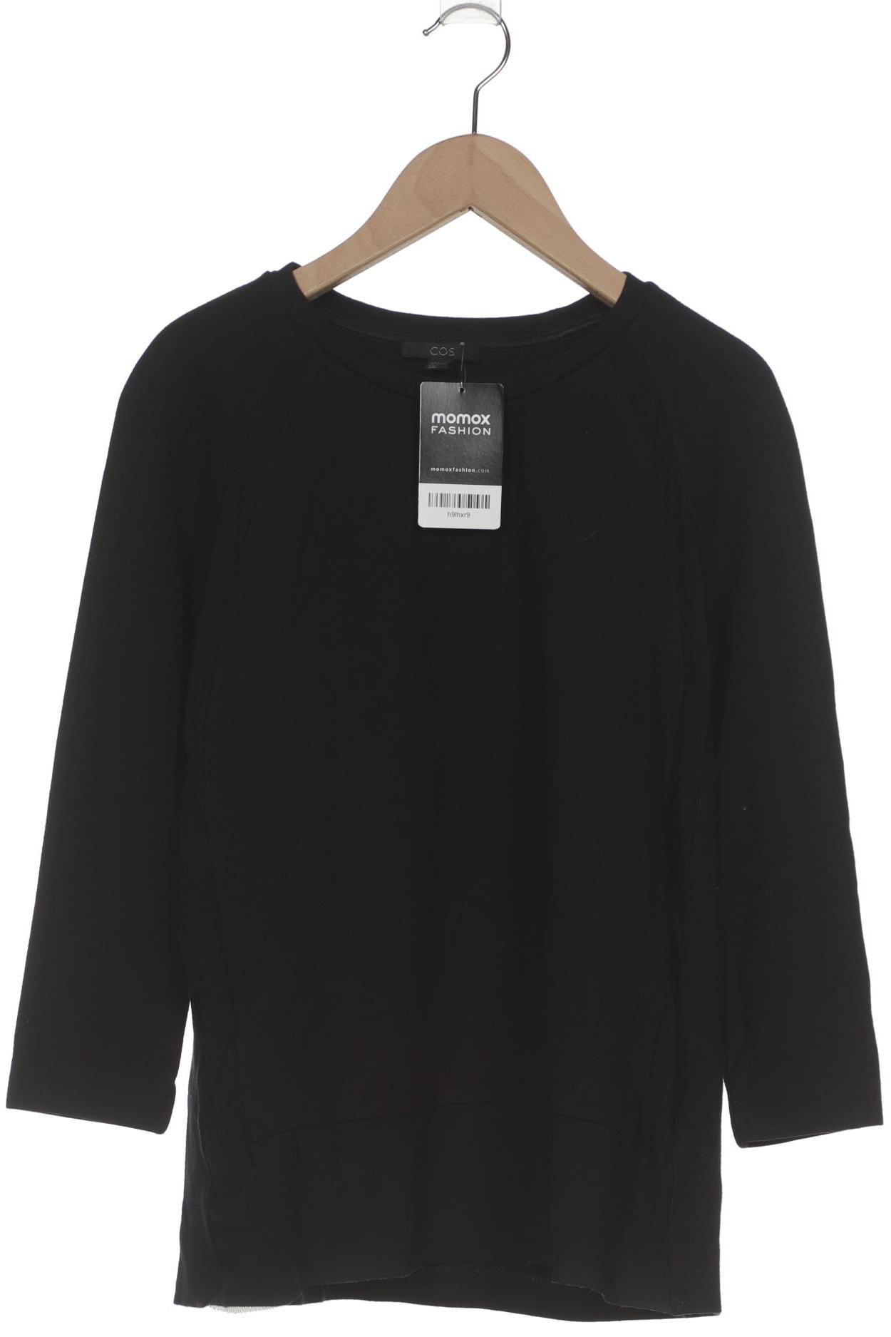 

COS Damen Langarmshirt, schwarz, Gr. 36